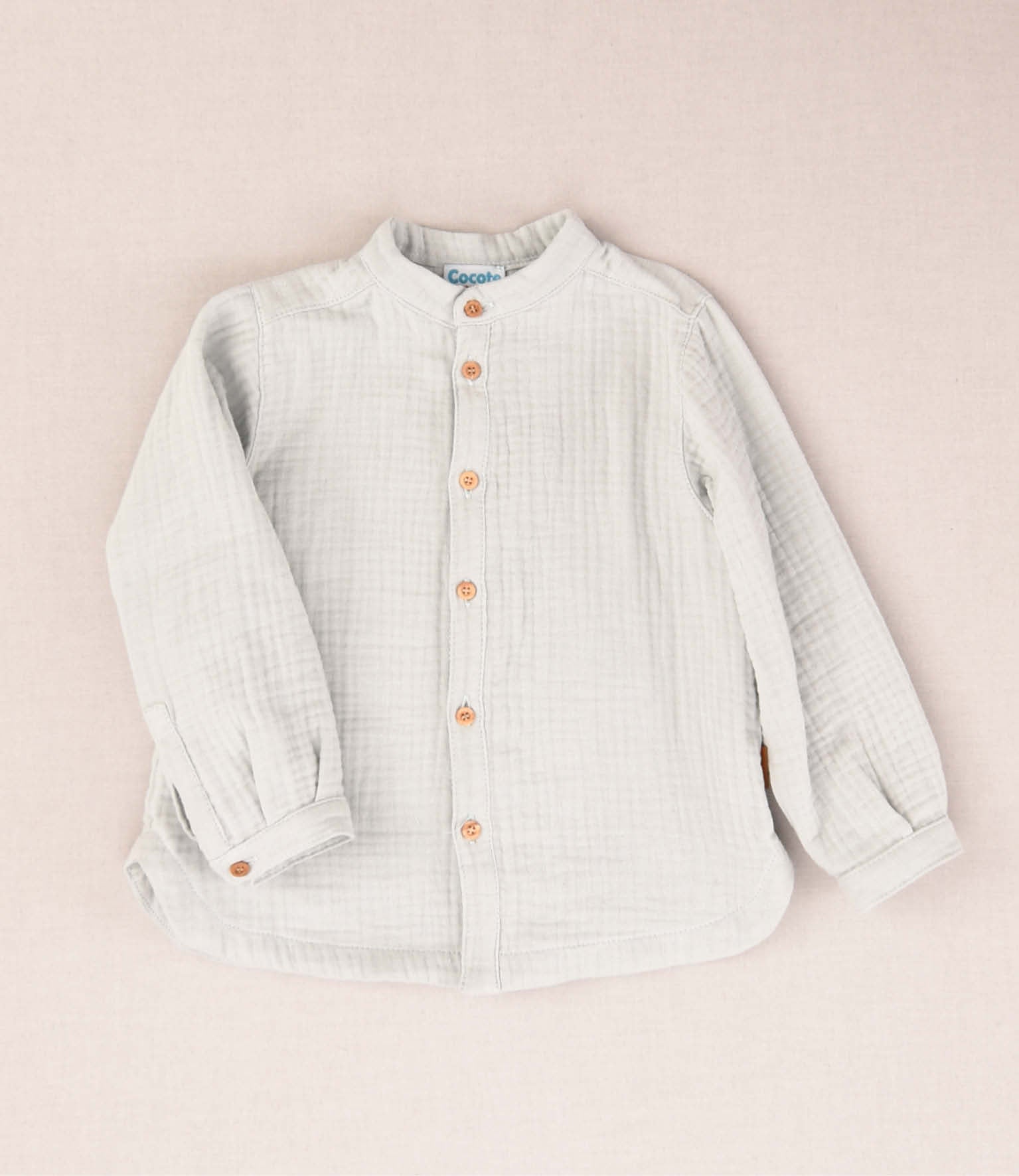 Camisa de niño beige | Cocote & Charanga