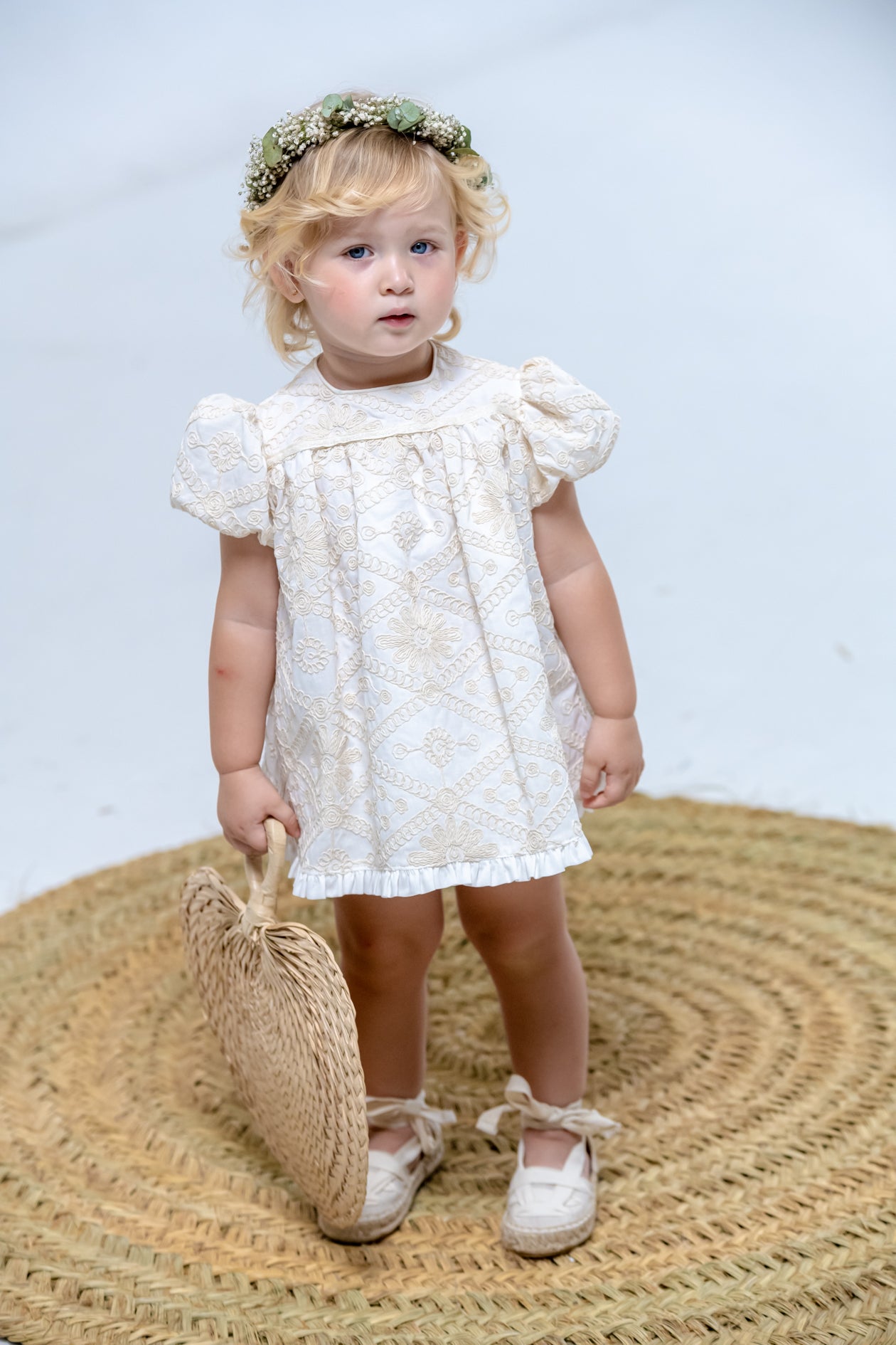 Vestido de bebé crudo Cocote & Charanga VERANO/Charanga