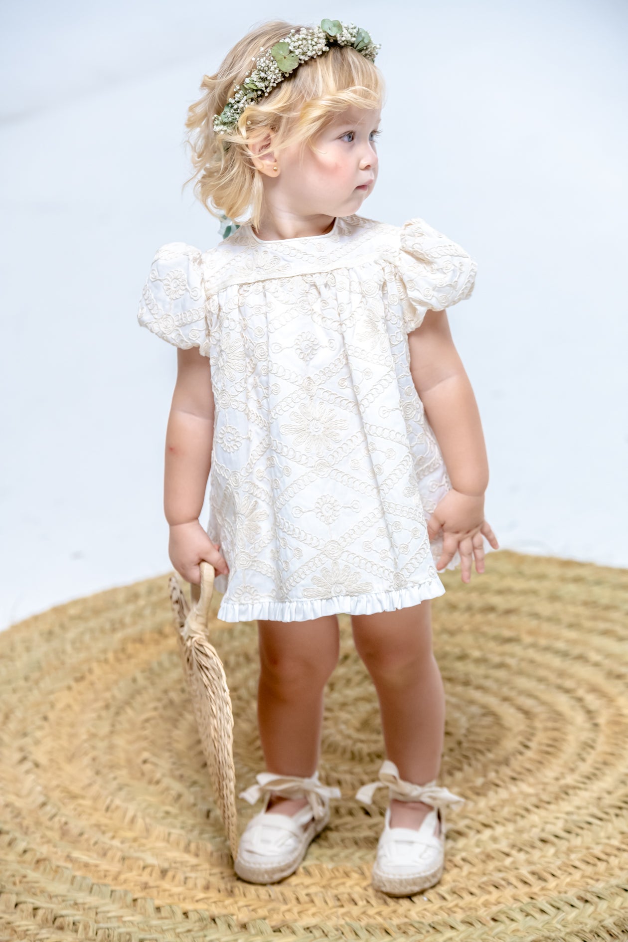 Vestido de bebé crudo Cocote & Charanga VERANO/Charanga