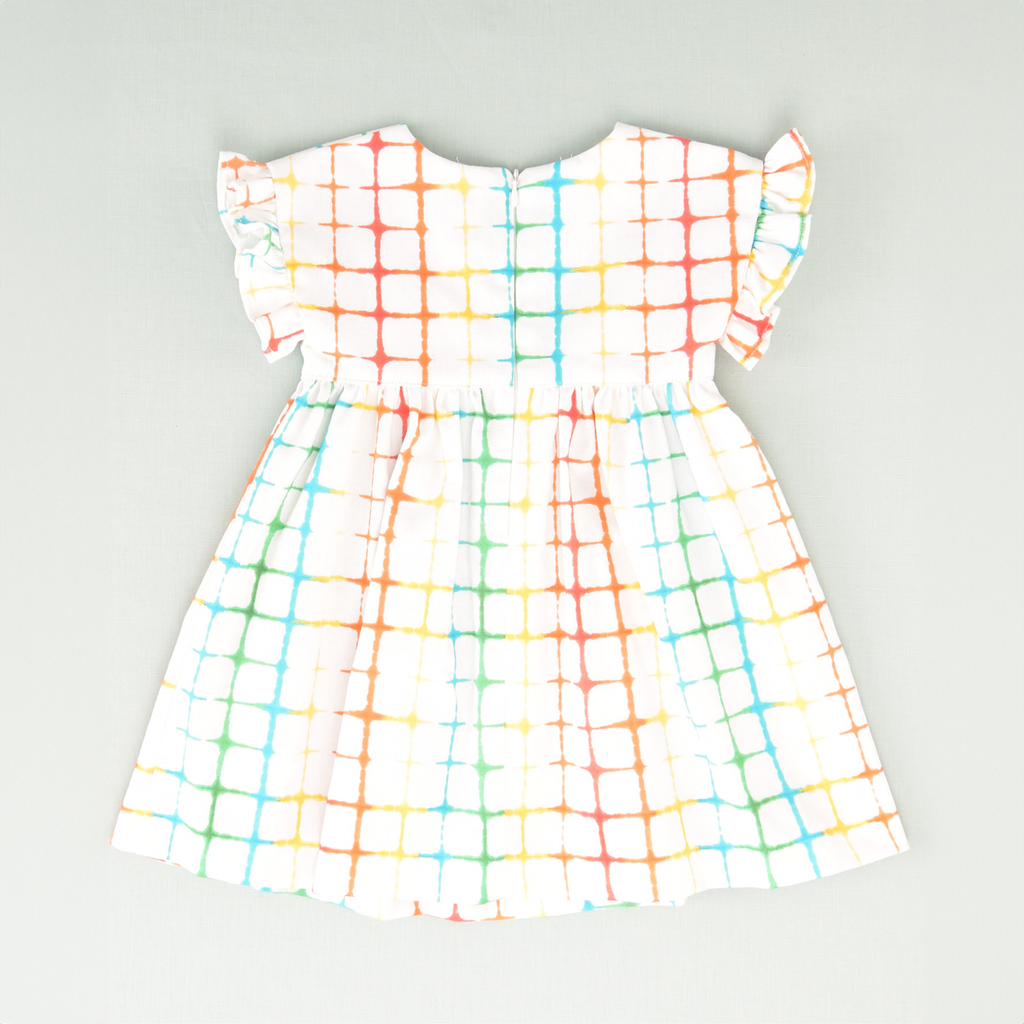 Vestido multicolor tie dye niña | Cocote & Charanga