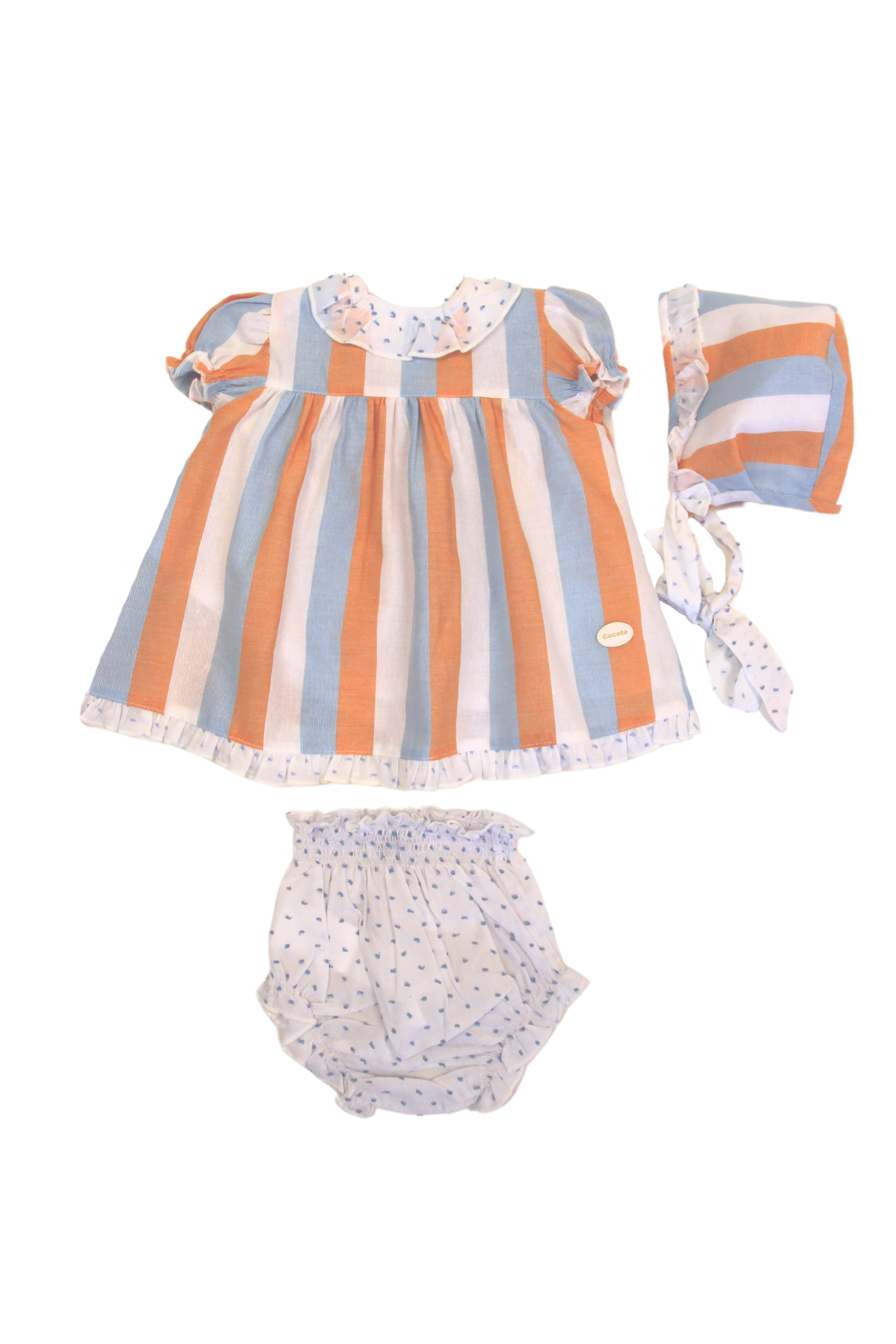 Vestido de bebé listado Cocote & Charanga VERANO/Charanga