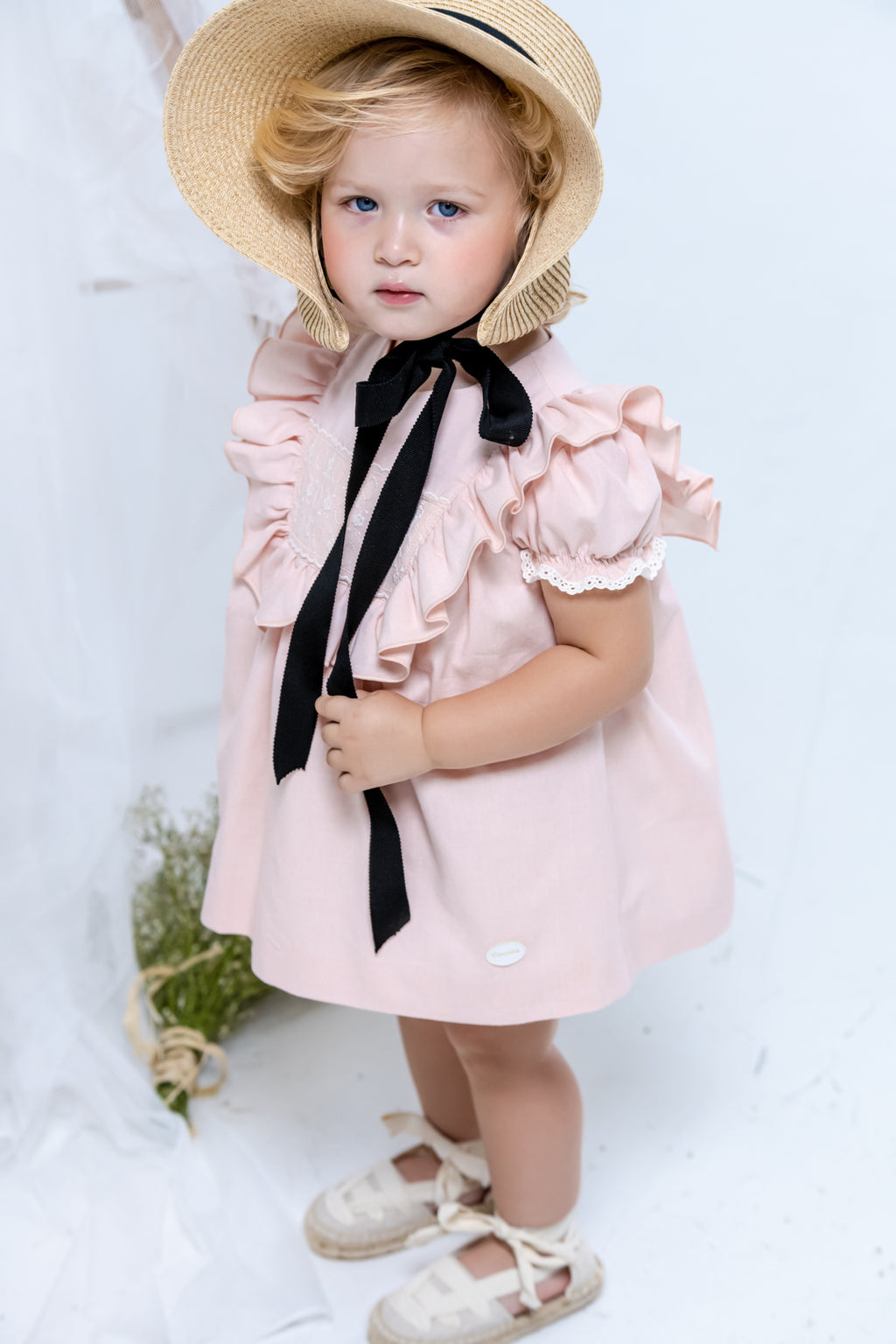 Vestido de bebé rosa Cocote & Charanga VERANO/Charanga