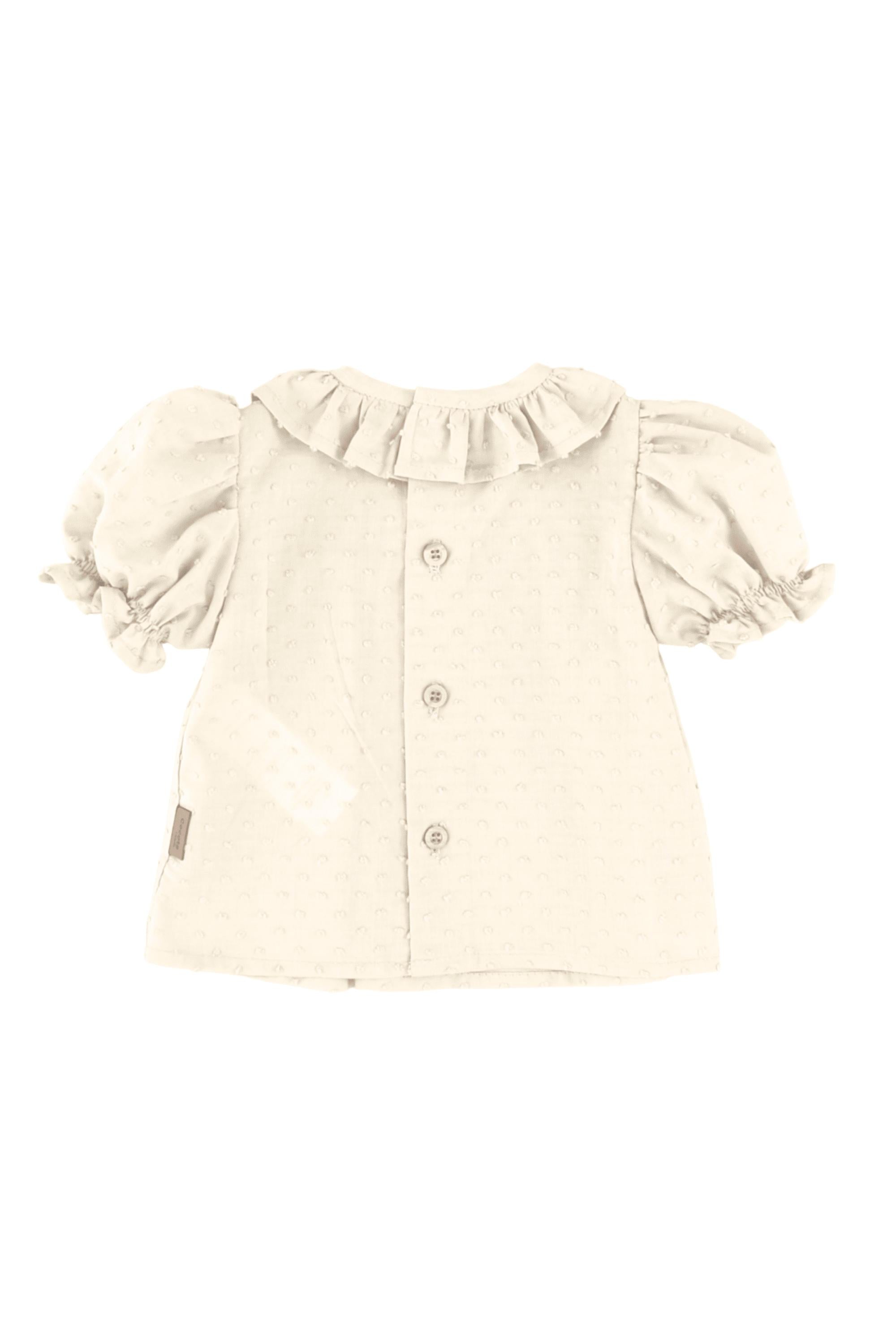 Blusa de bebé crudo Cocote & Charanga