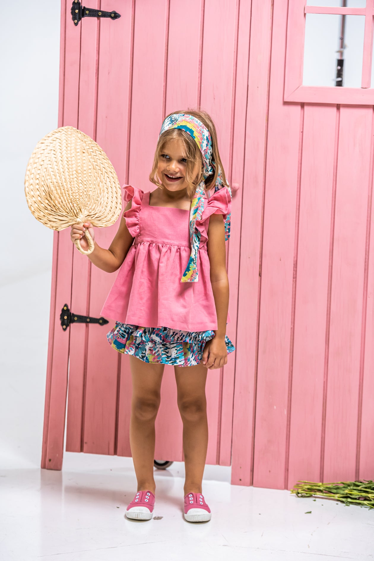 Blusa de niña rosa Cocote & Charanga VERANO/Charanga