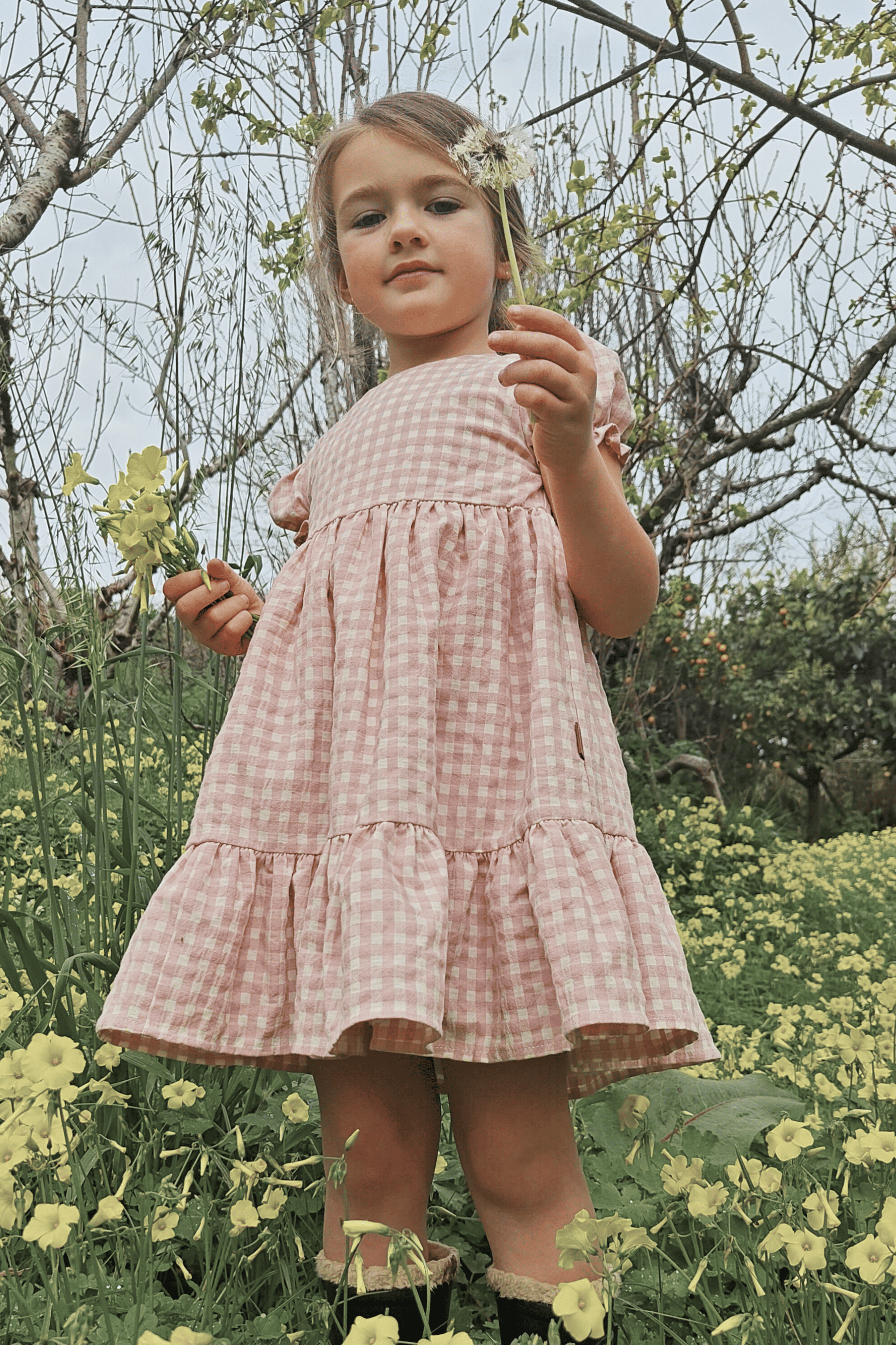 Cocote y Charanga pink girl's dress