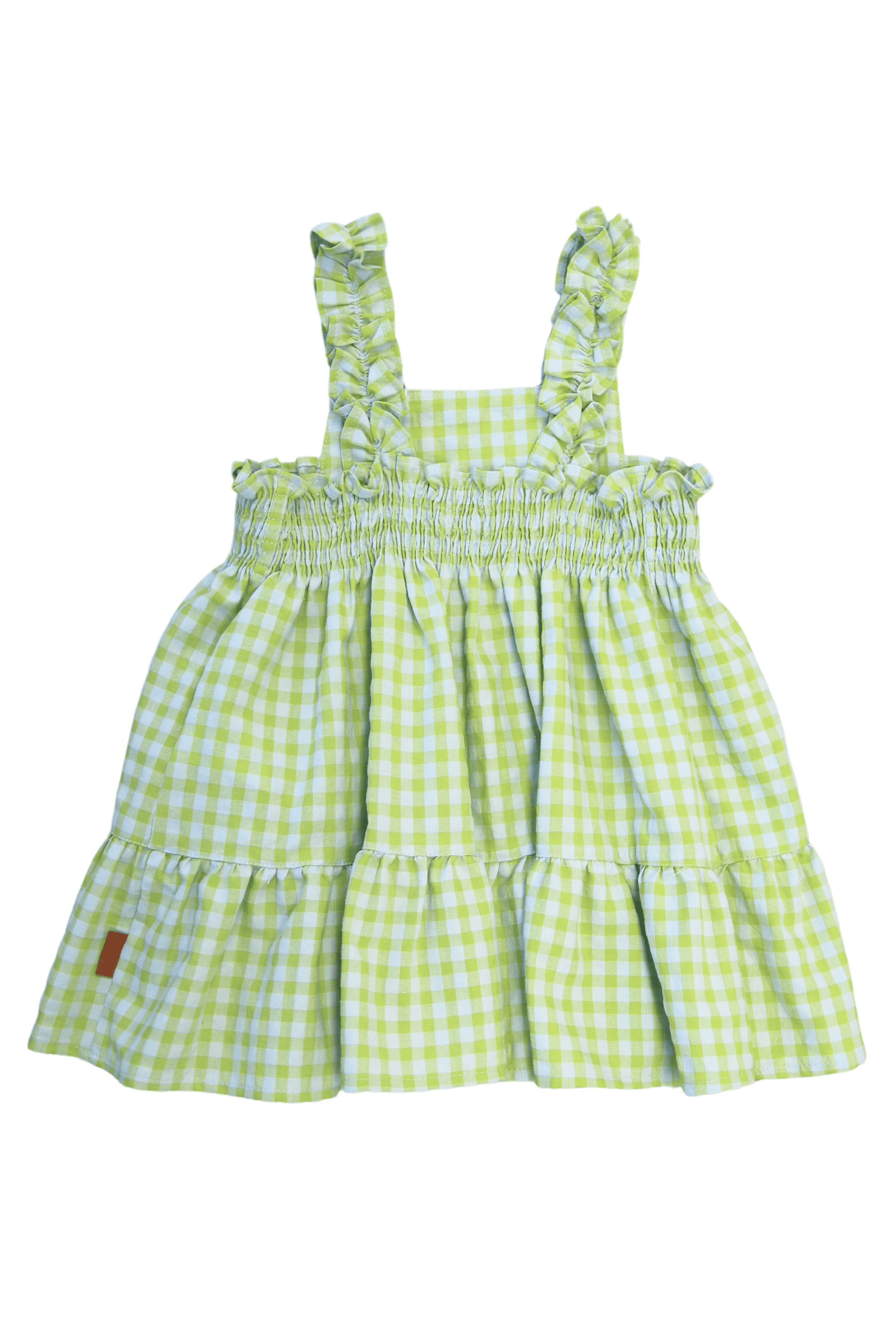 Cocote y Charanga green girl's dress