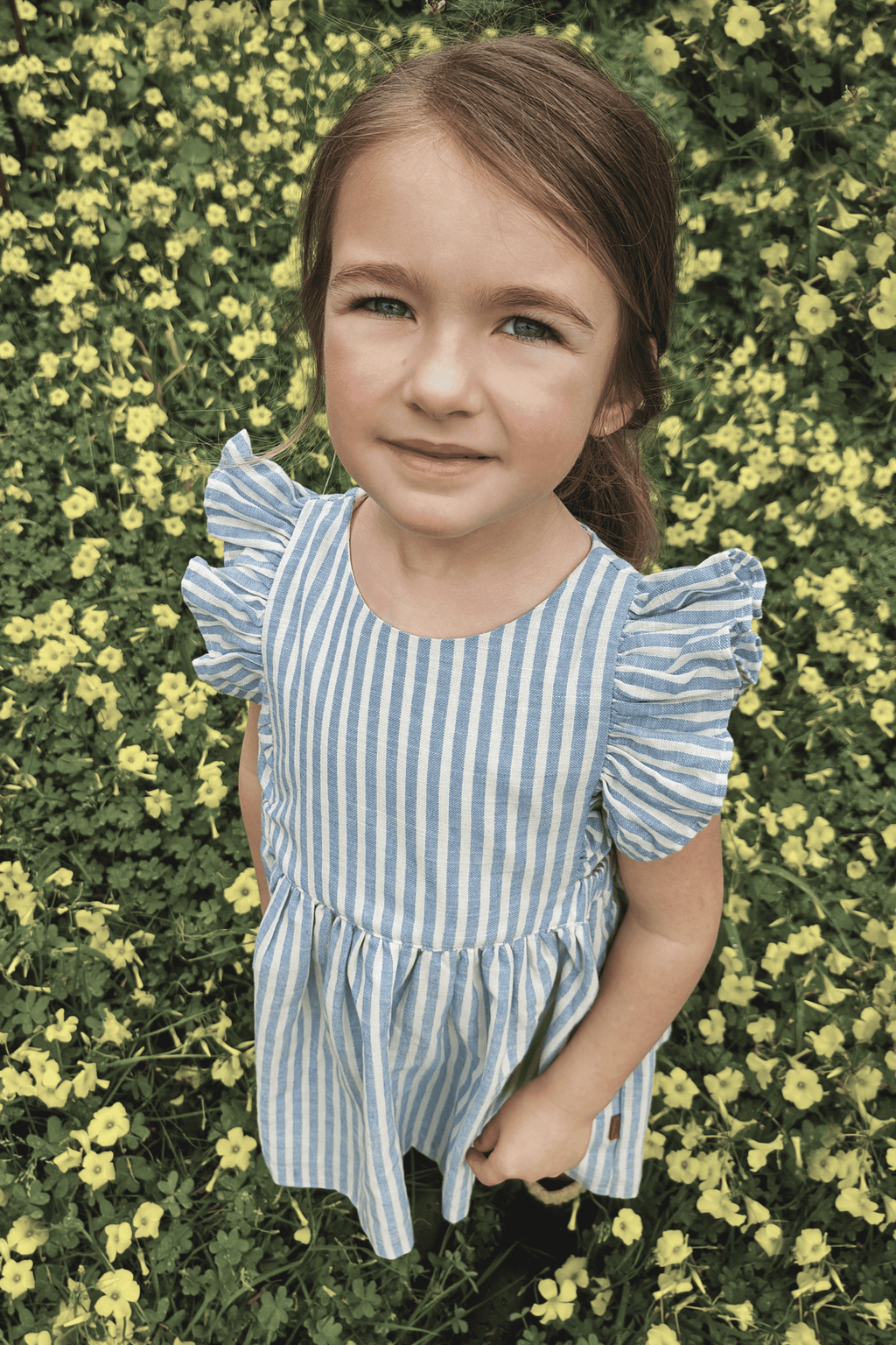 Vestido de niña azul Cocote & Charanga