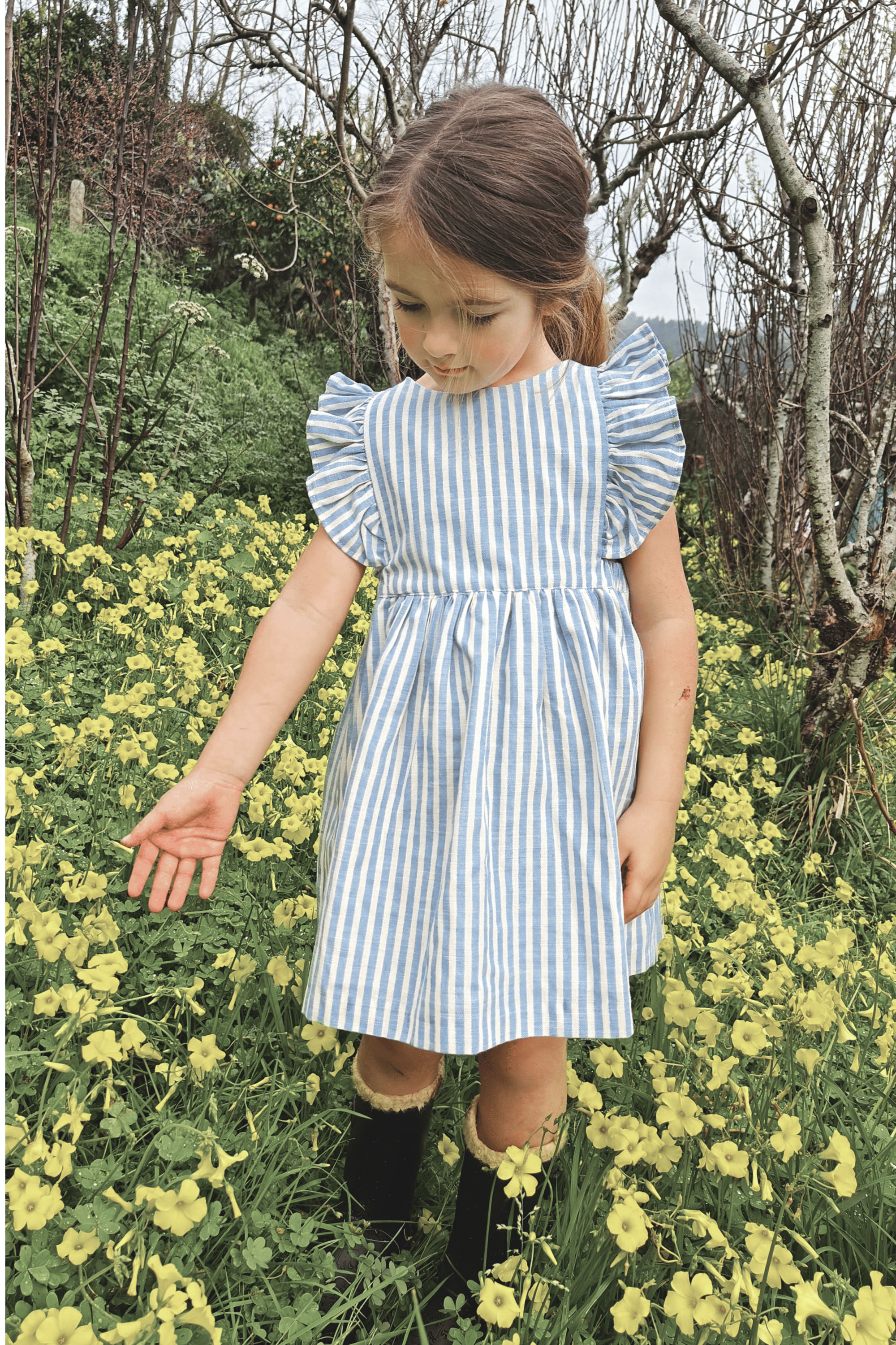 Cocote y Charanga blue girl's dress