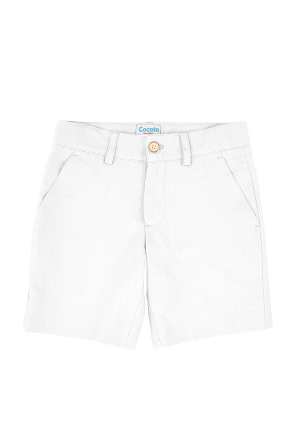 Bermuda de niño blanco Cocote & Charanga