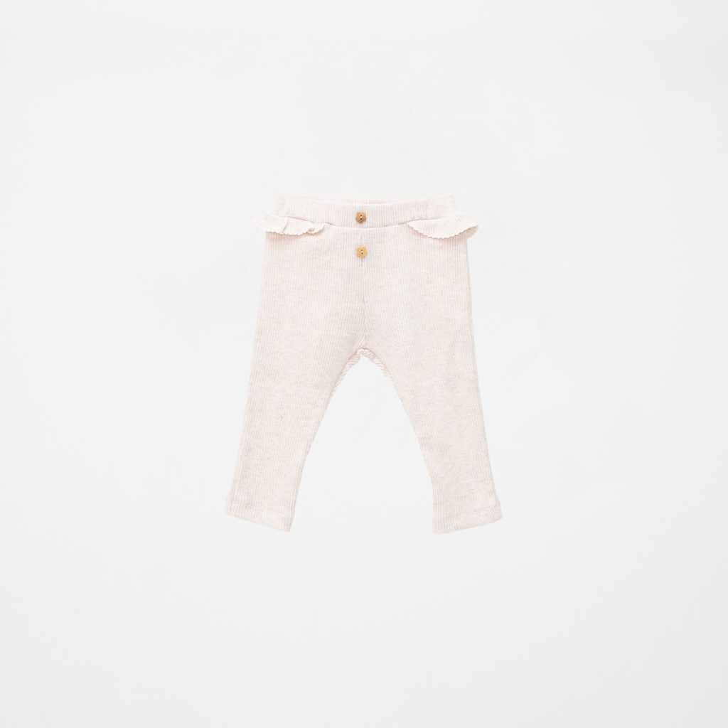 Pantalón de bebé con volantes rosa | Dr. Kid by Charanga