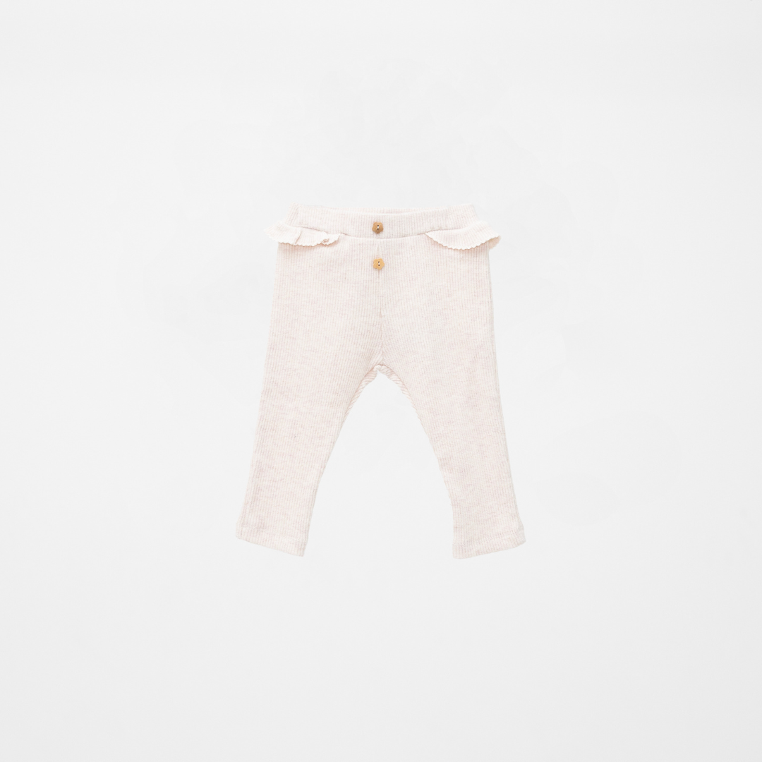 Pantalón de bebé con volantes rosa | Dr. Kid by Charanga