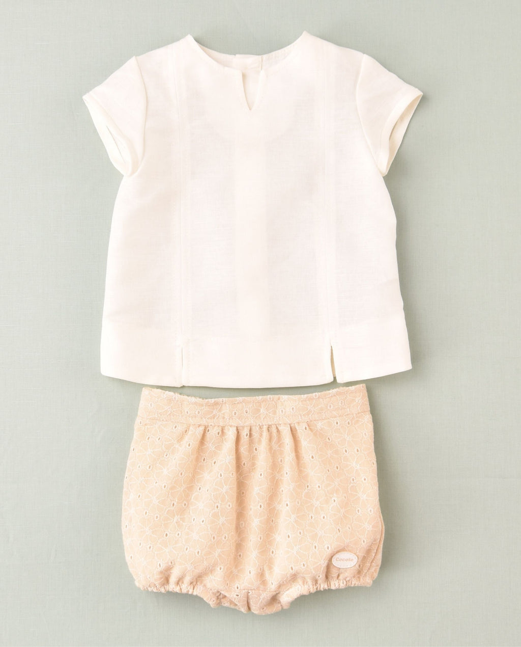 Conjunto de bebe niño beige | Cocote by Charanga