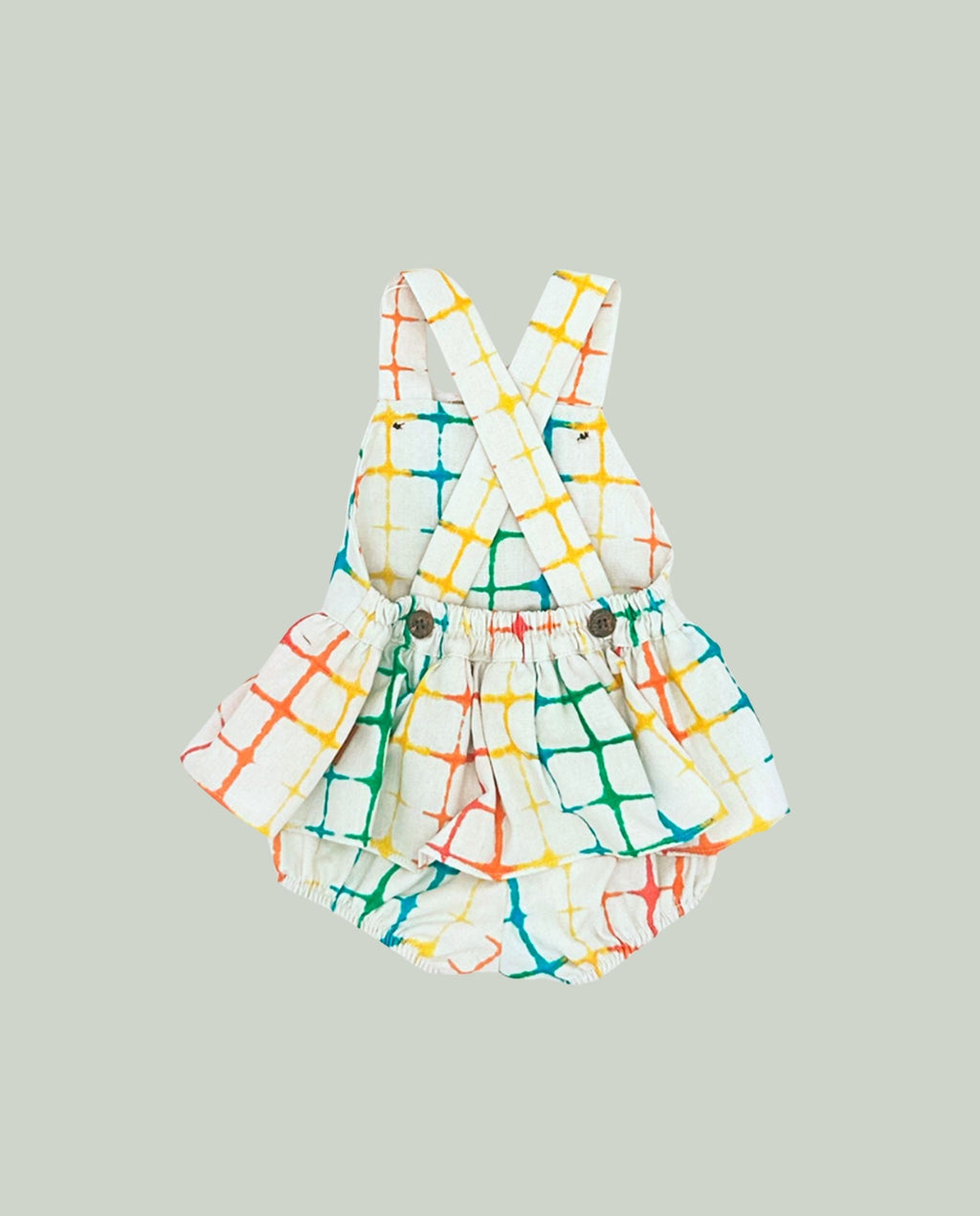 Braguita peto multicolor tie dye bebé