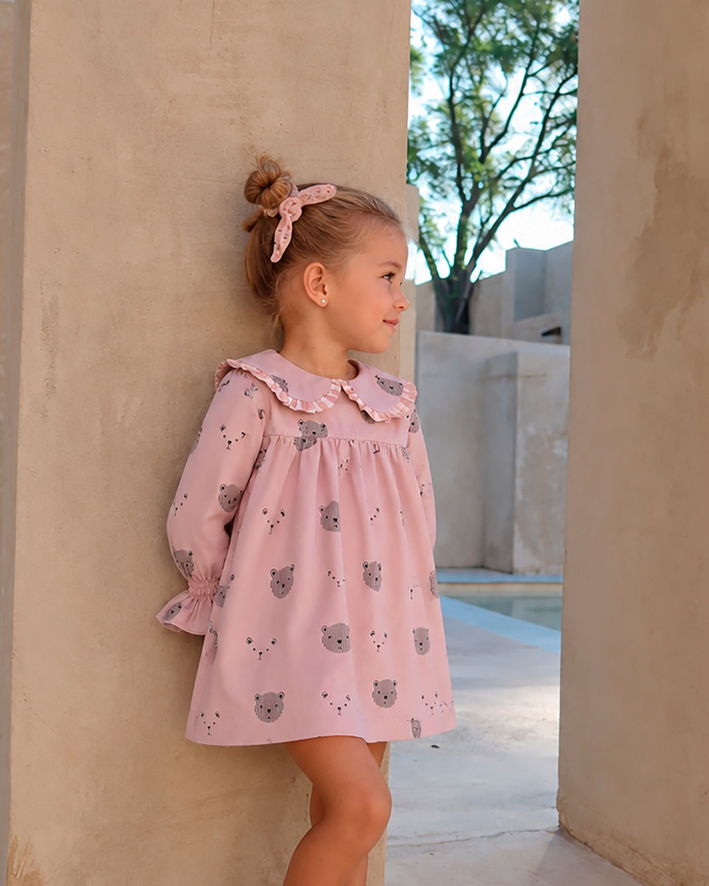 Pink baby dress Cocote & Charanga