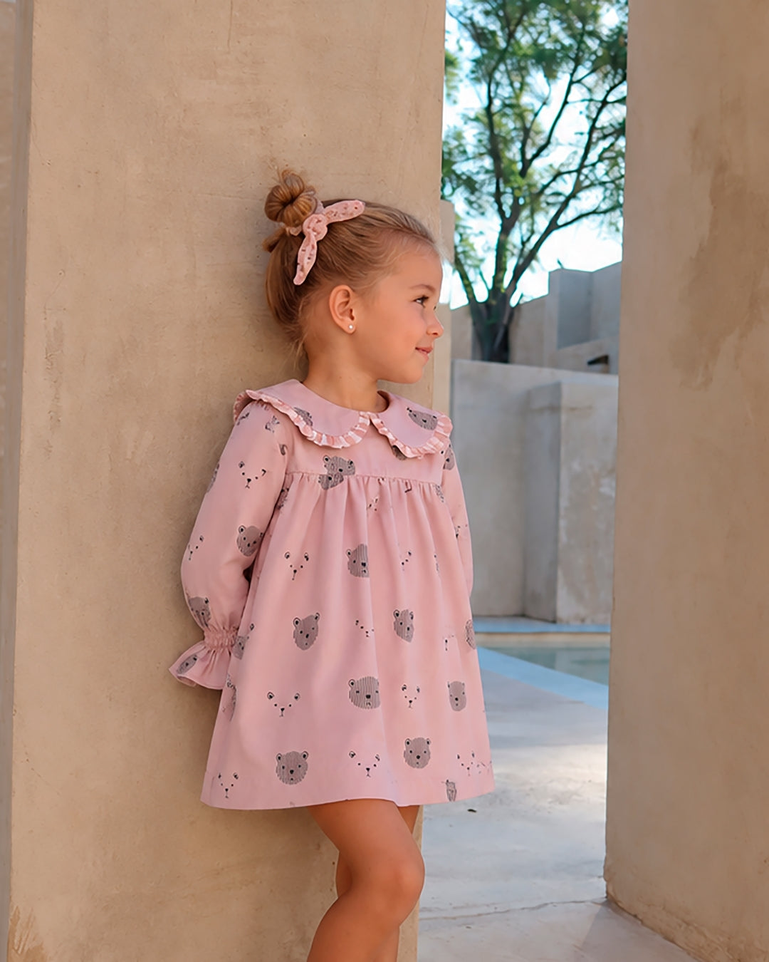 Pink baby dress Cocote & Charanga