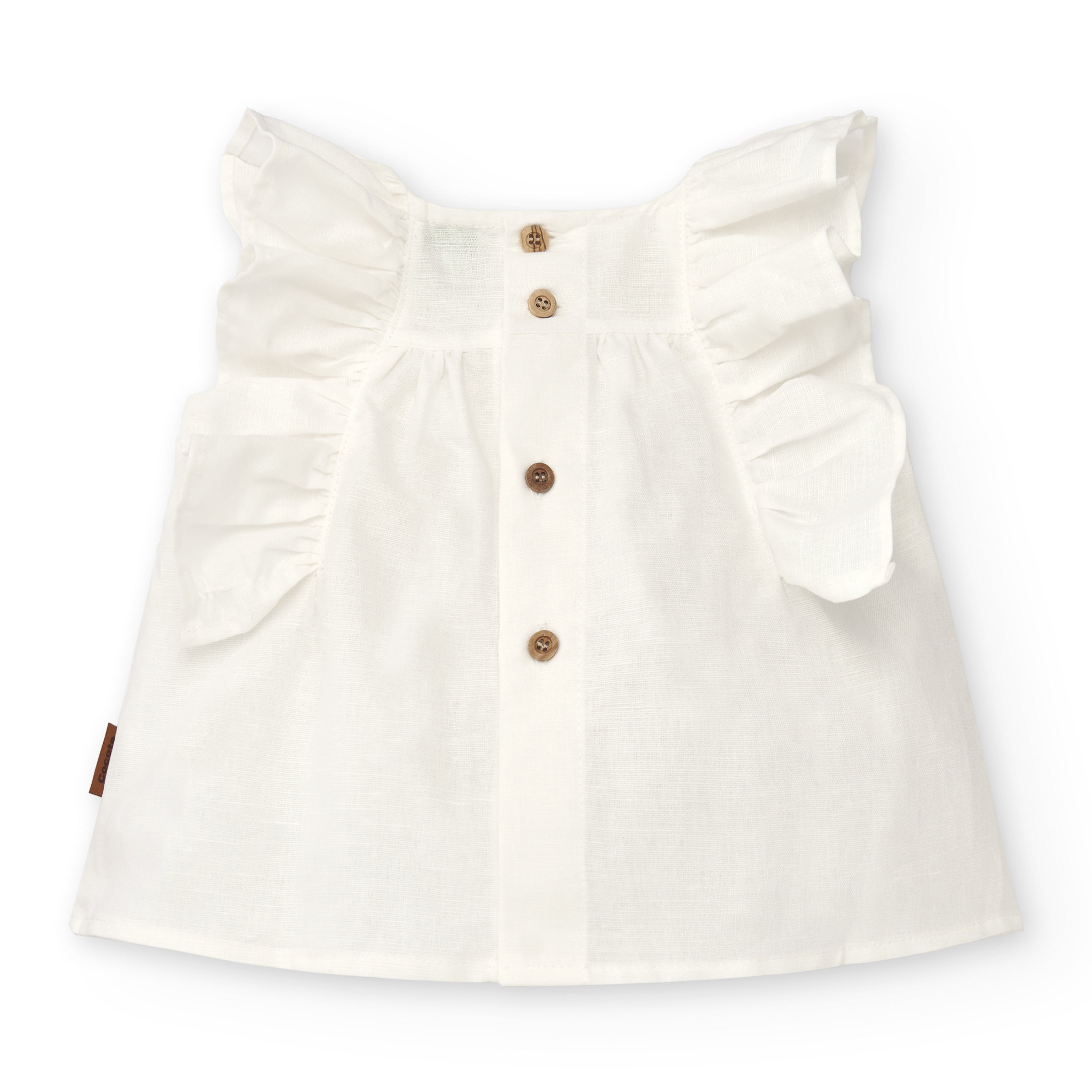 Blusa de bebé color crudo Cocote & Charanga VERANO/Outlet
