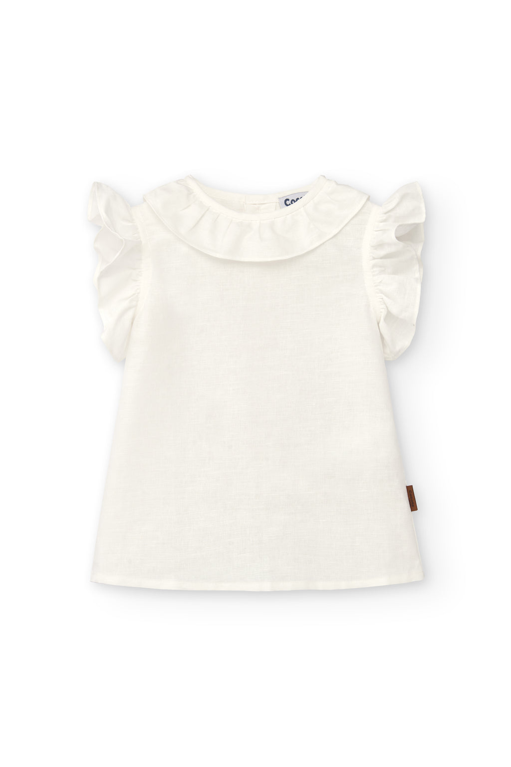 Blusa de niña en color crudo Cocote & Charanga VERANO/Outlet