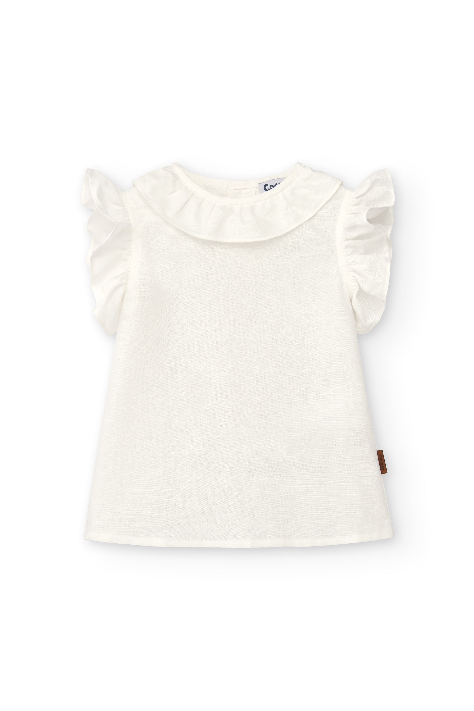 Blusa de niña en color crudo Cocote & Charanga VERANO/Outlet