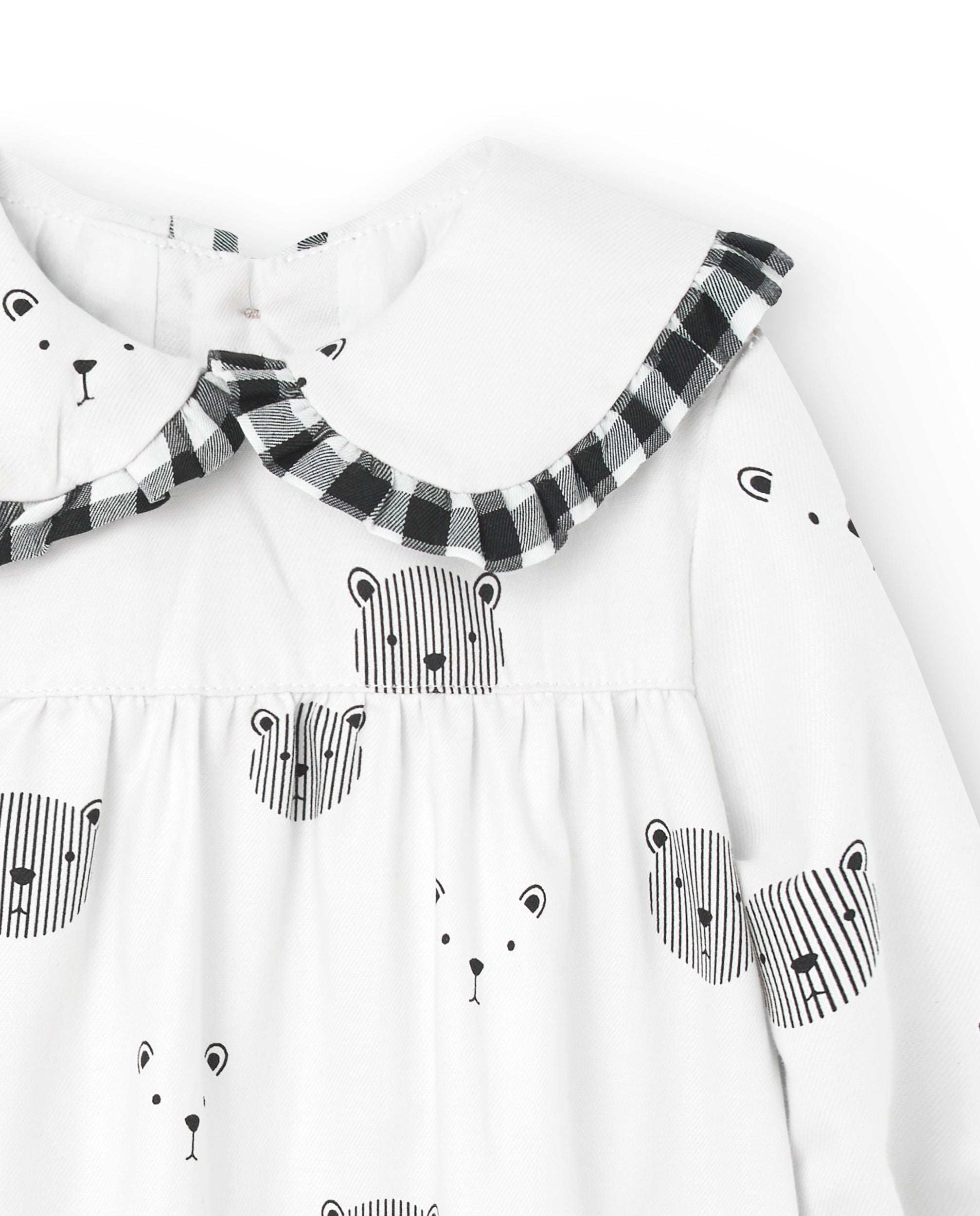 Cocote & Charanga raw baby dress