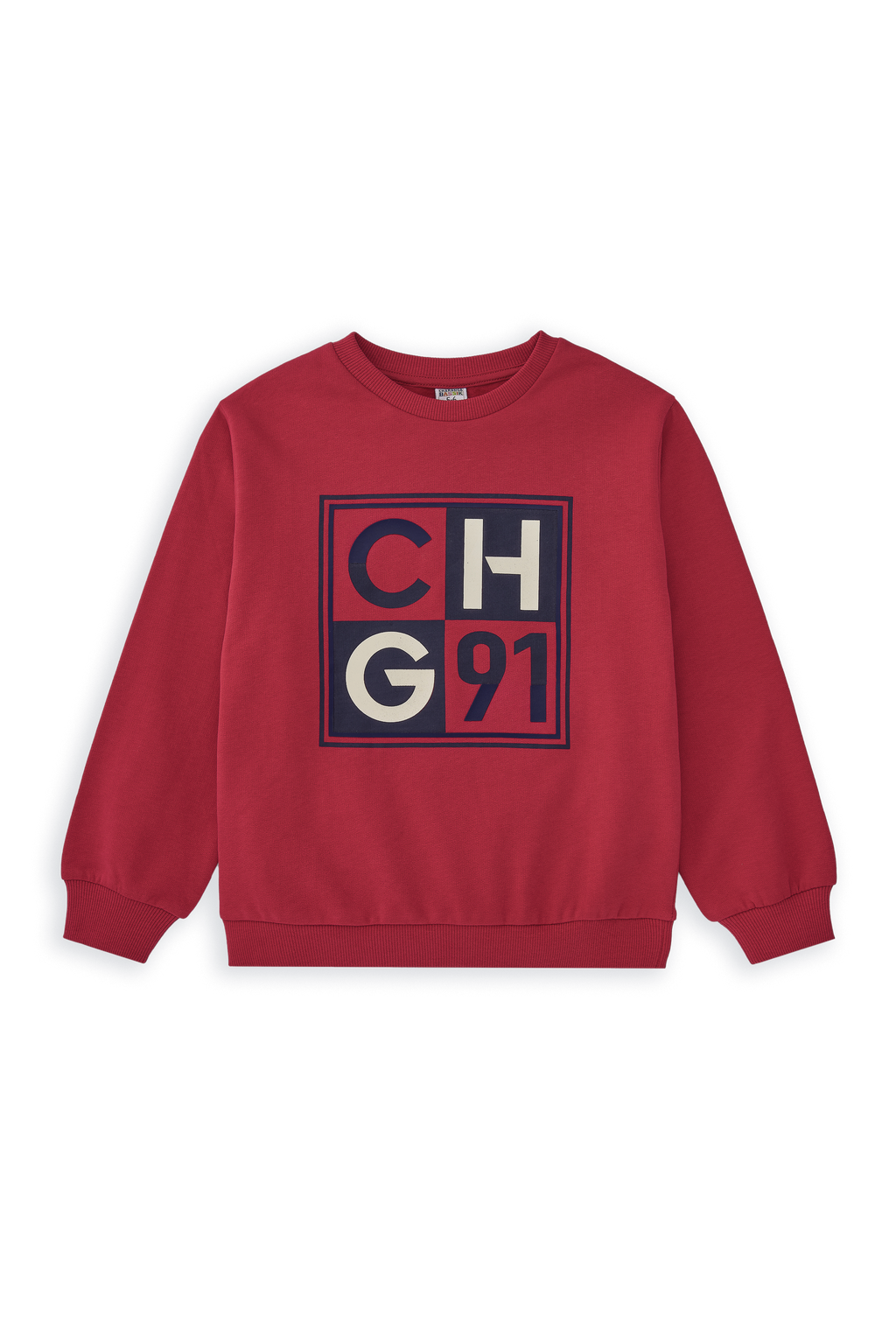 Sudadera cerrada de niño rojo CHG