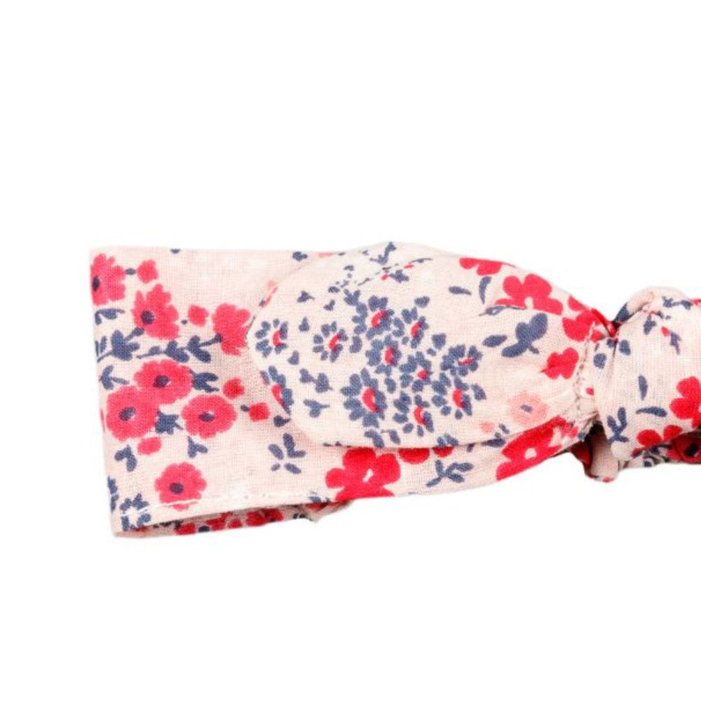 Diadema de bebé niña con lazo y estampado floral
