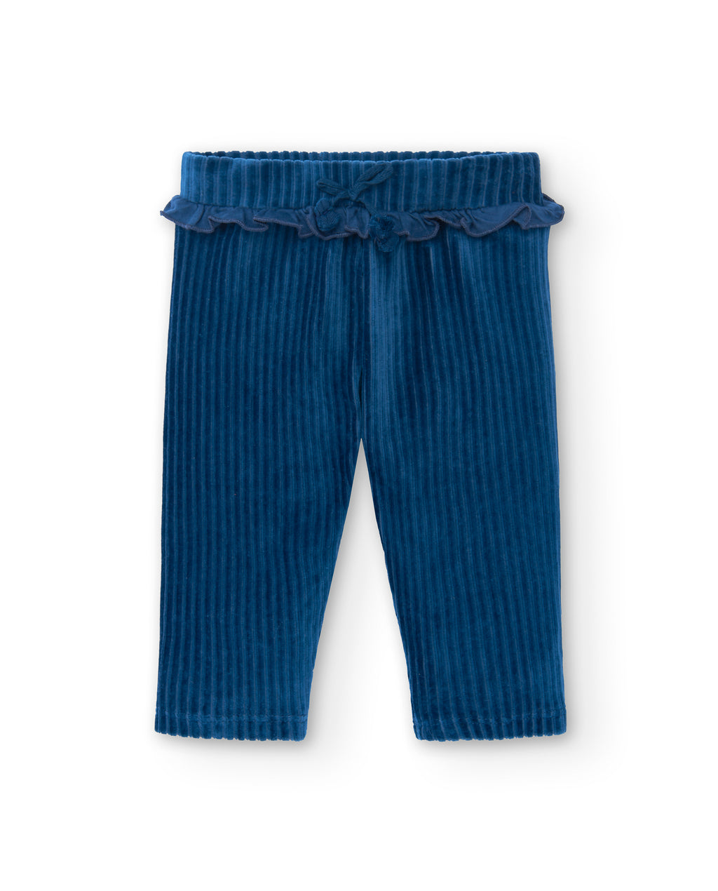 Pantalón de bebé azulón pana