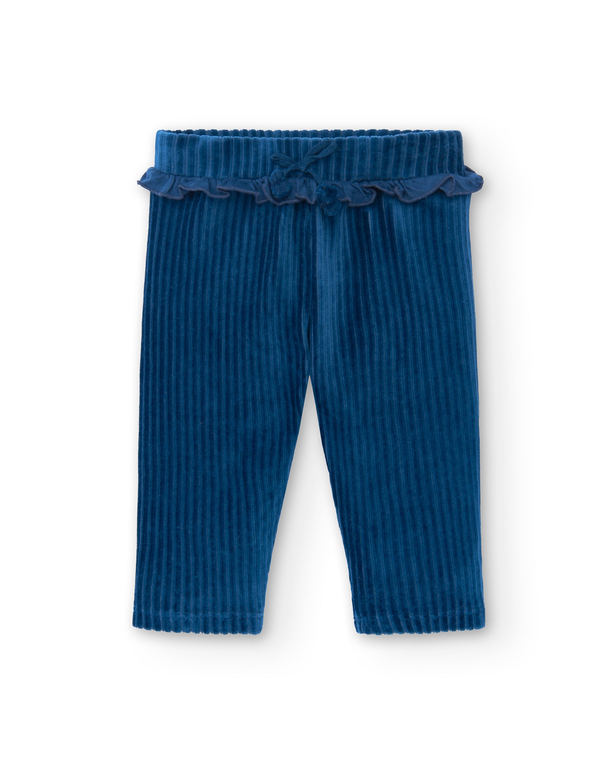 Pantalón de bebé azulón pana
