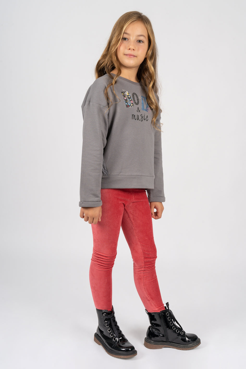 Legging de niña naranja Charanga