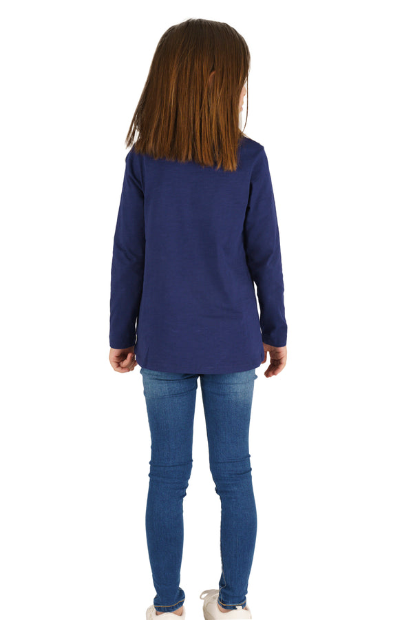 Pantalón de niña tejano