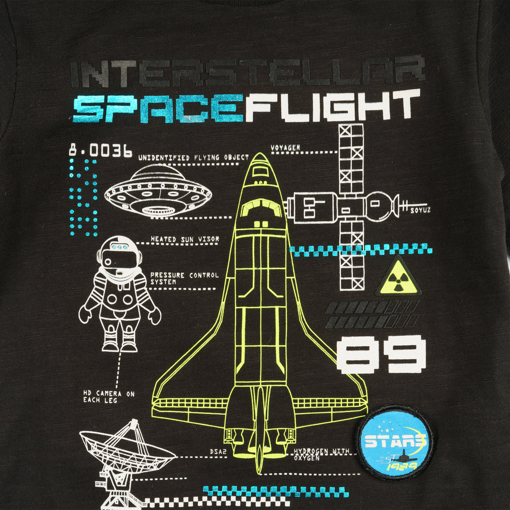 Camiseta manga larga SpaceFlight niño