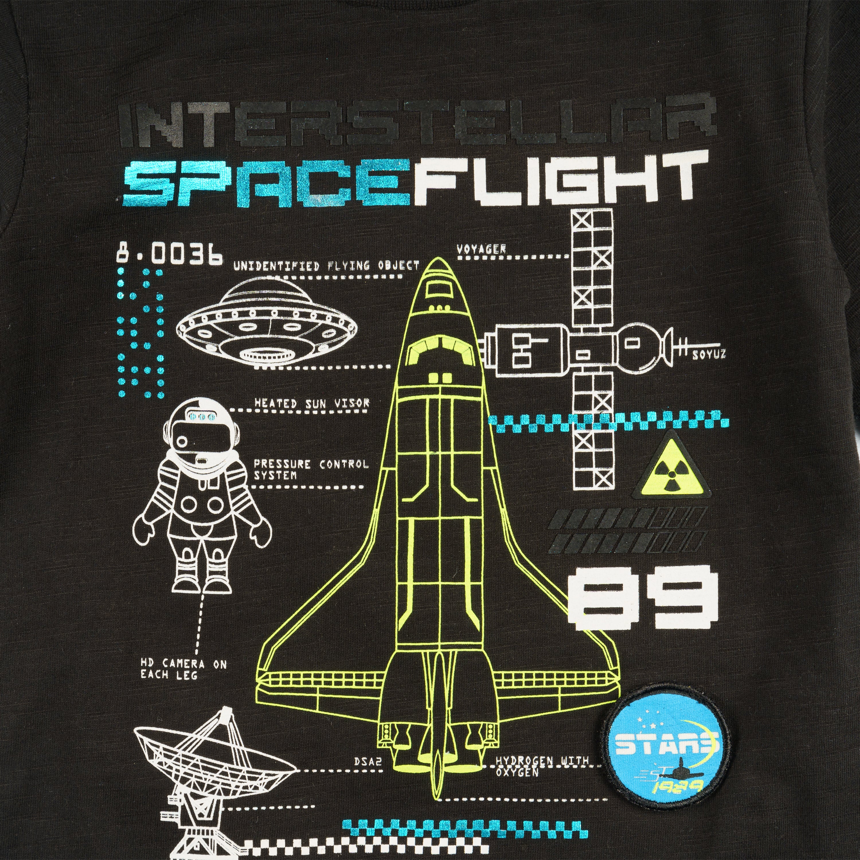 Camiseta manga larga SpaceFlight niño