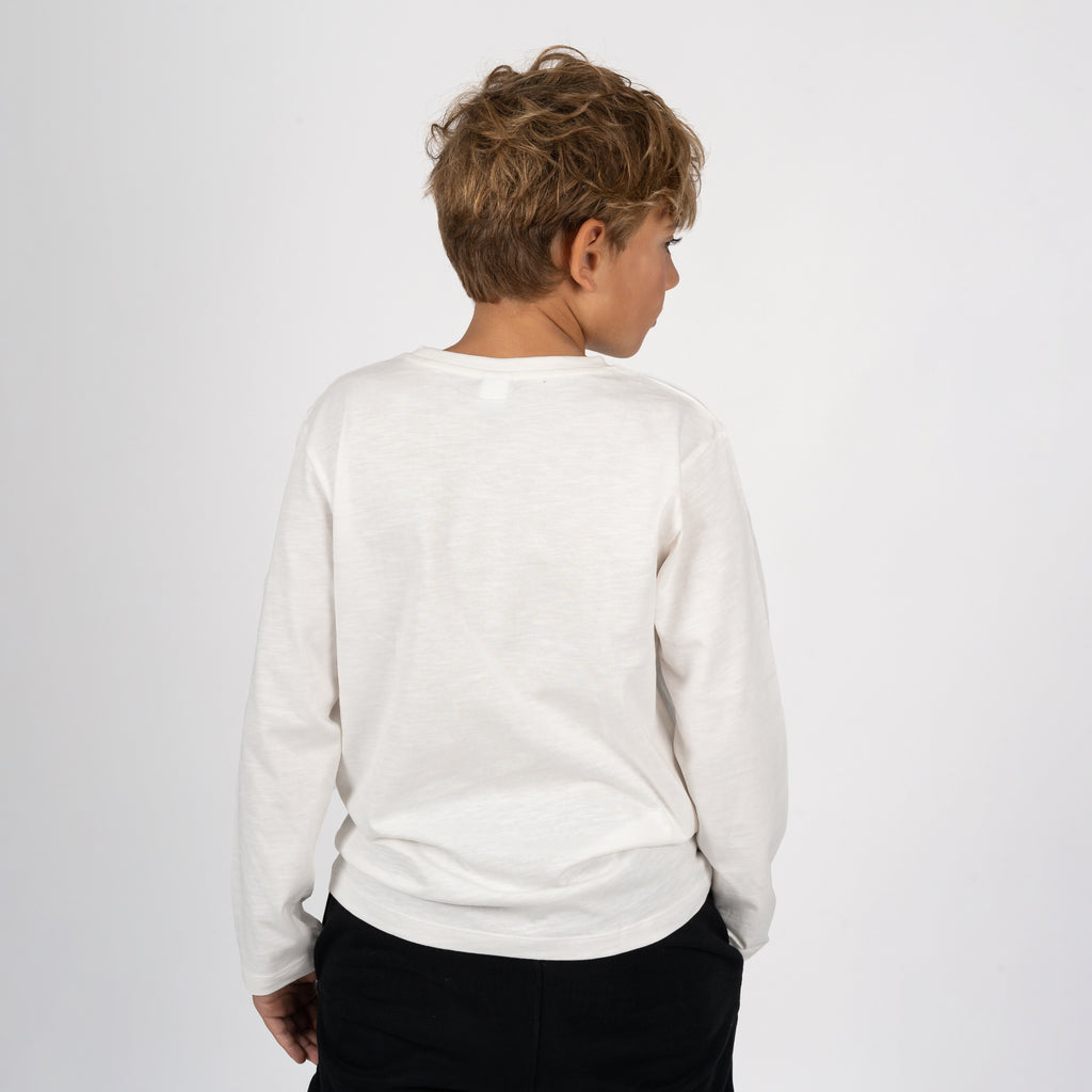 Camiseta de niño color crudo Charanga