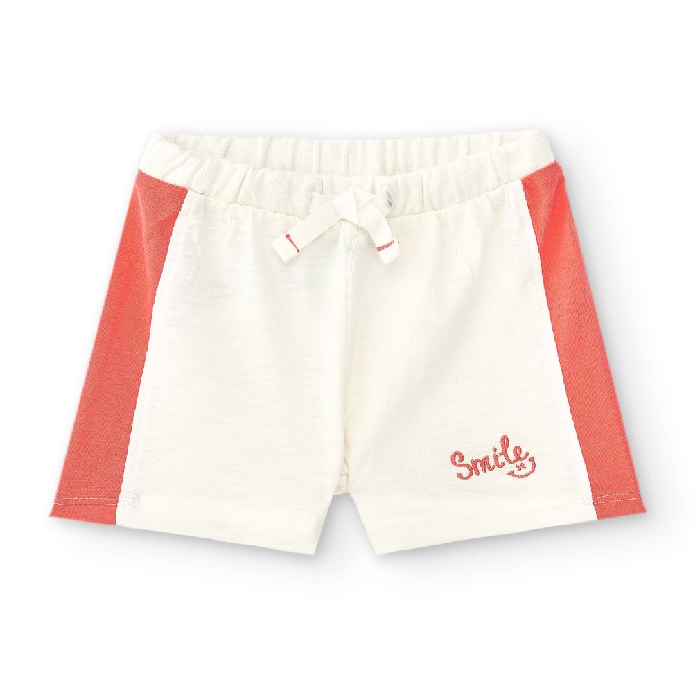 Ecru baby shorts