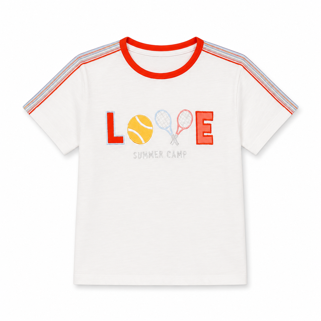 Camiseta niña raqueta tenis