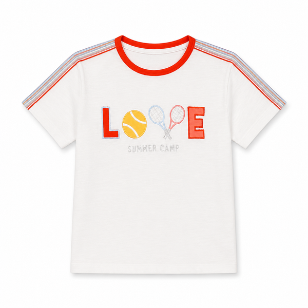 Camiseta niña raqueta tenis