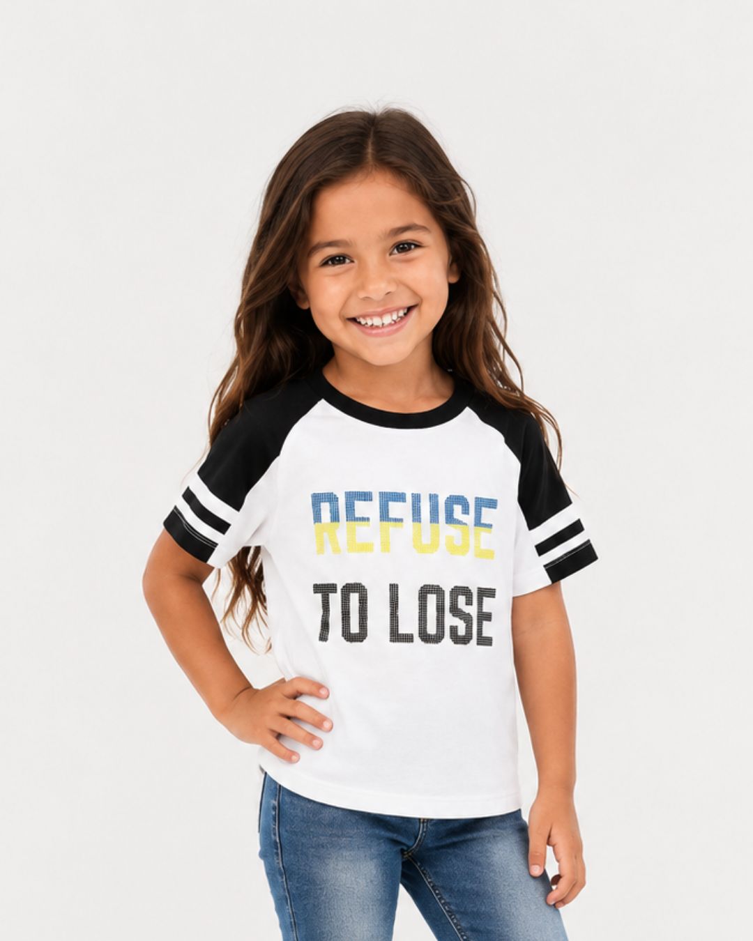 Camiseta niña REFUSE TO LOSE