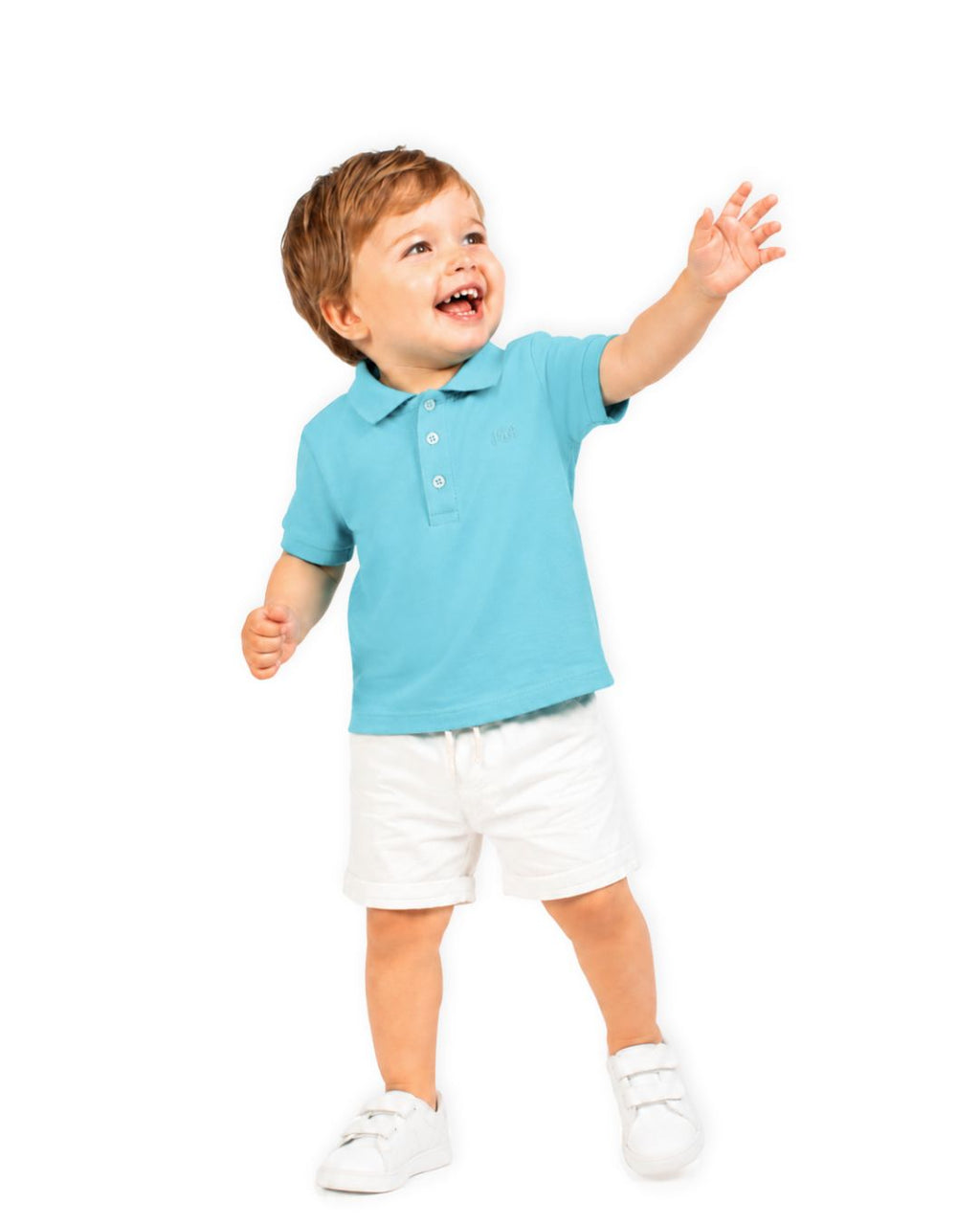Turquoise baby polo