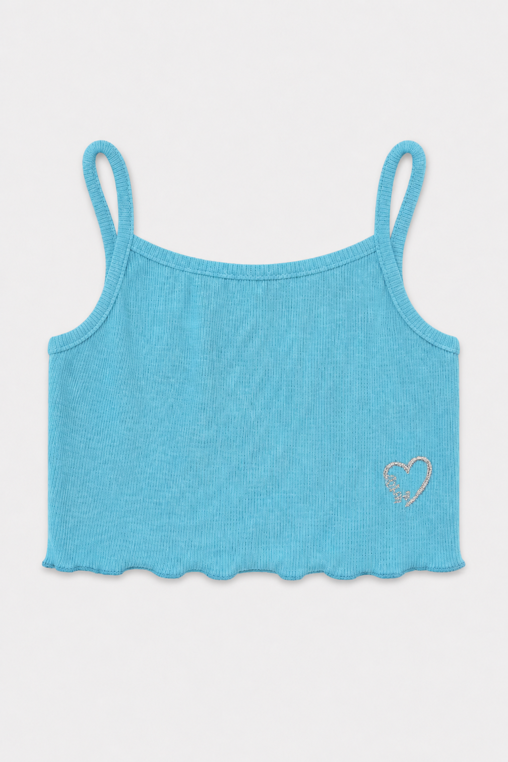 Camiseta de niña turquesa