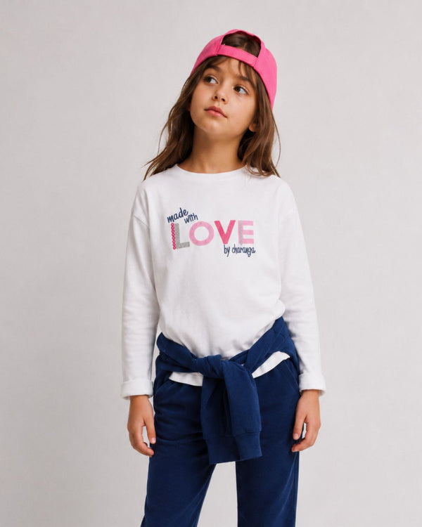 White girl's t-shirt