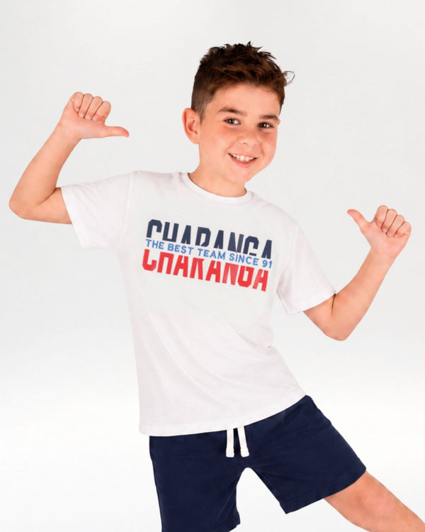 White boy's t-shirt