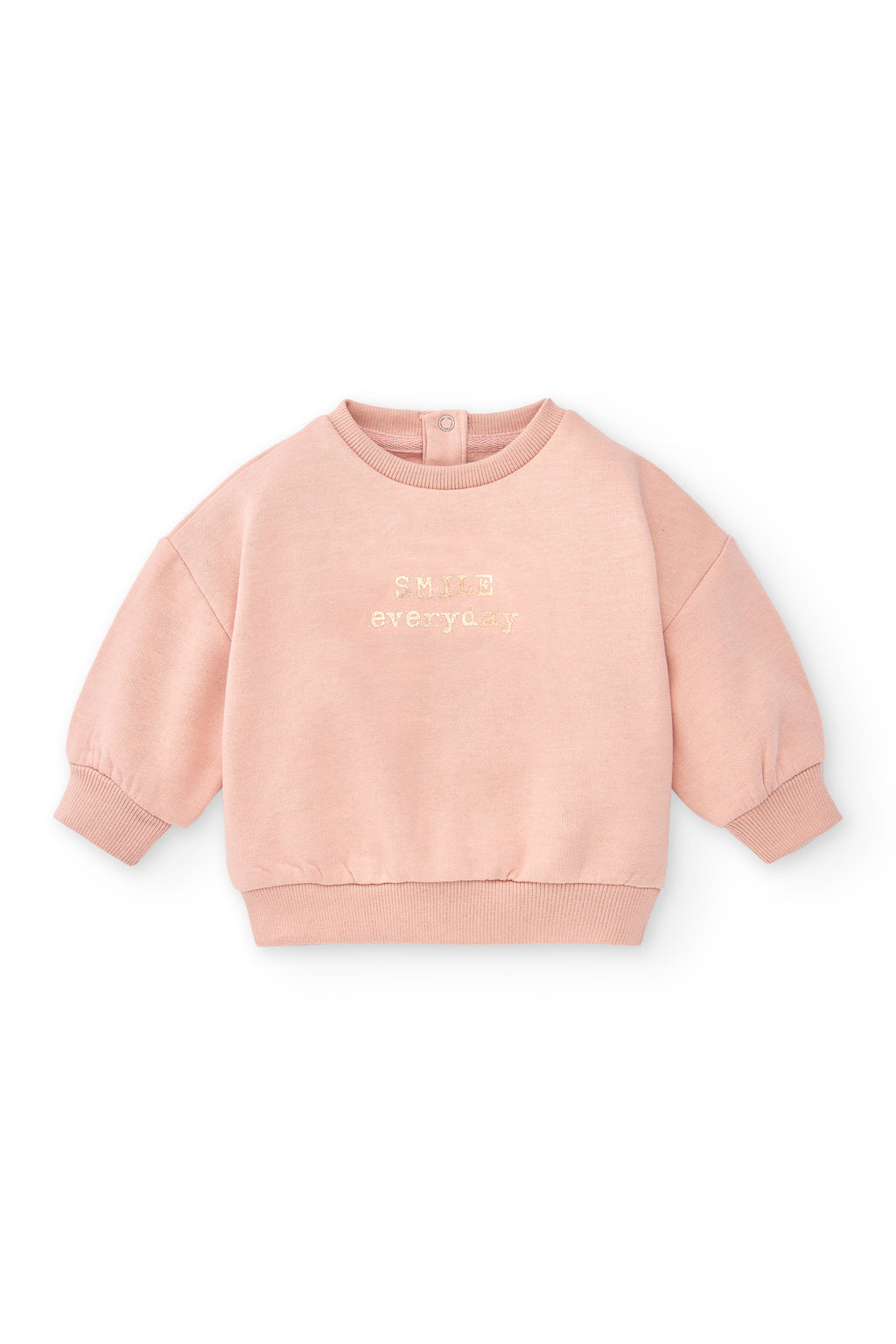 Sudadera de bebé rosa Smile