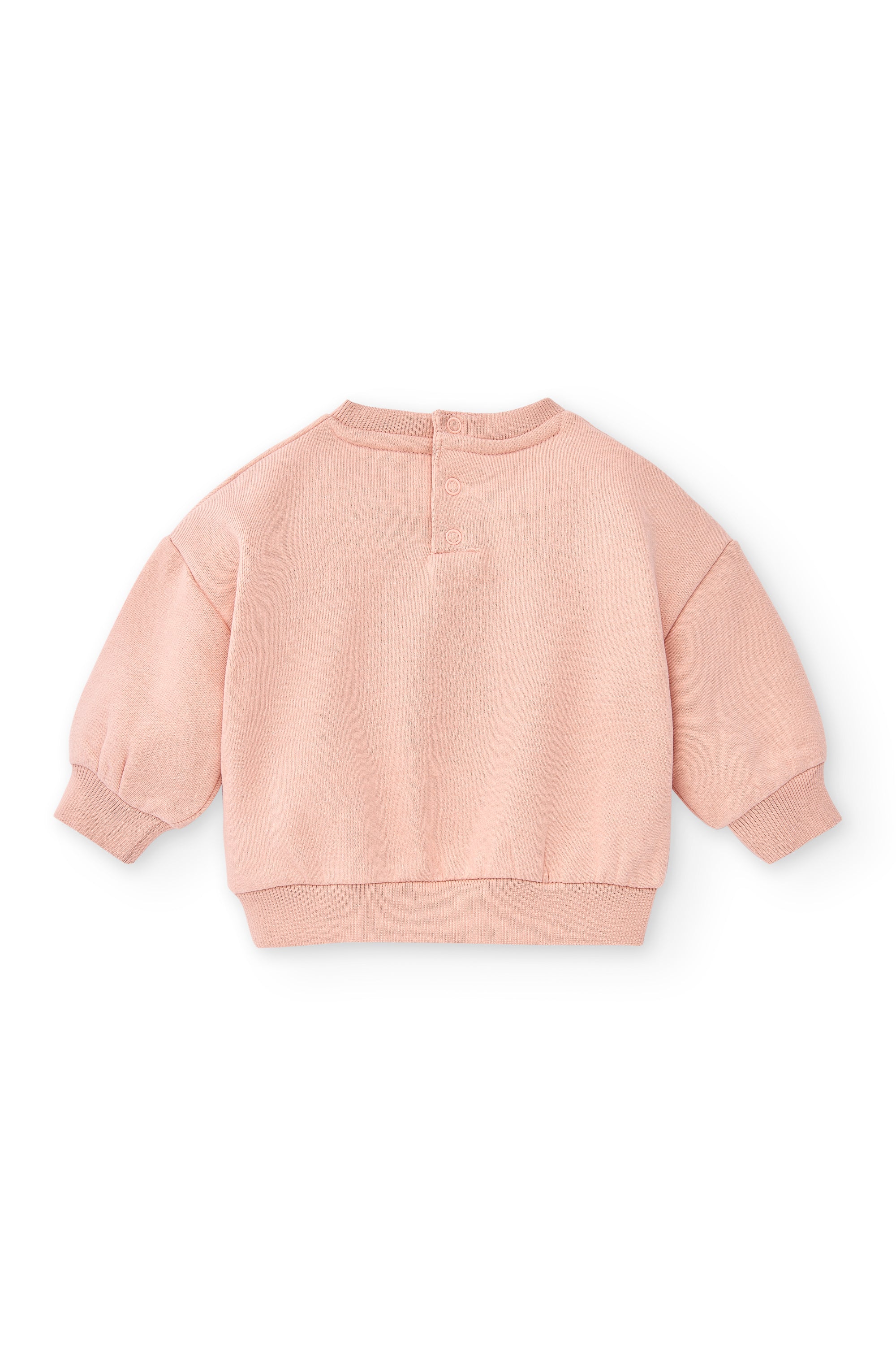 Sudadera de bebé rosa Smile