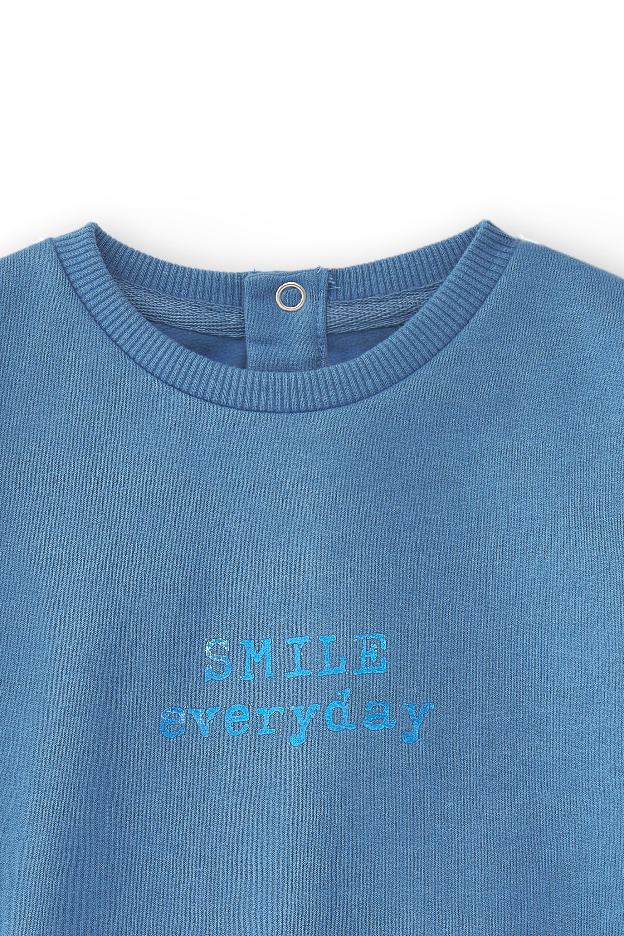 Sudadera de bebé azul Smile