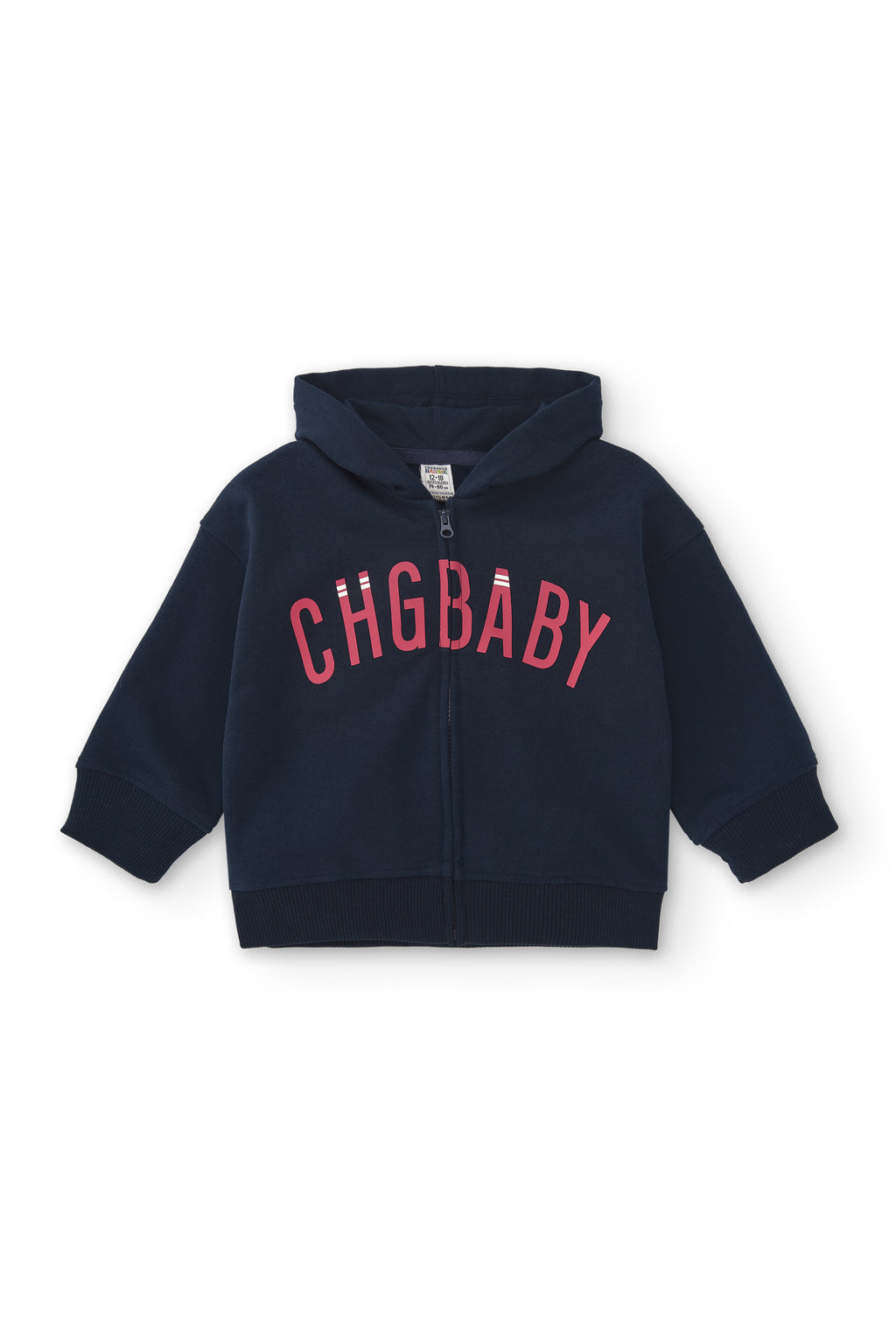 Sudadera de bebé marino con capucha
