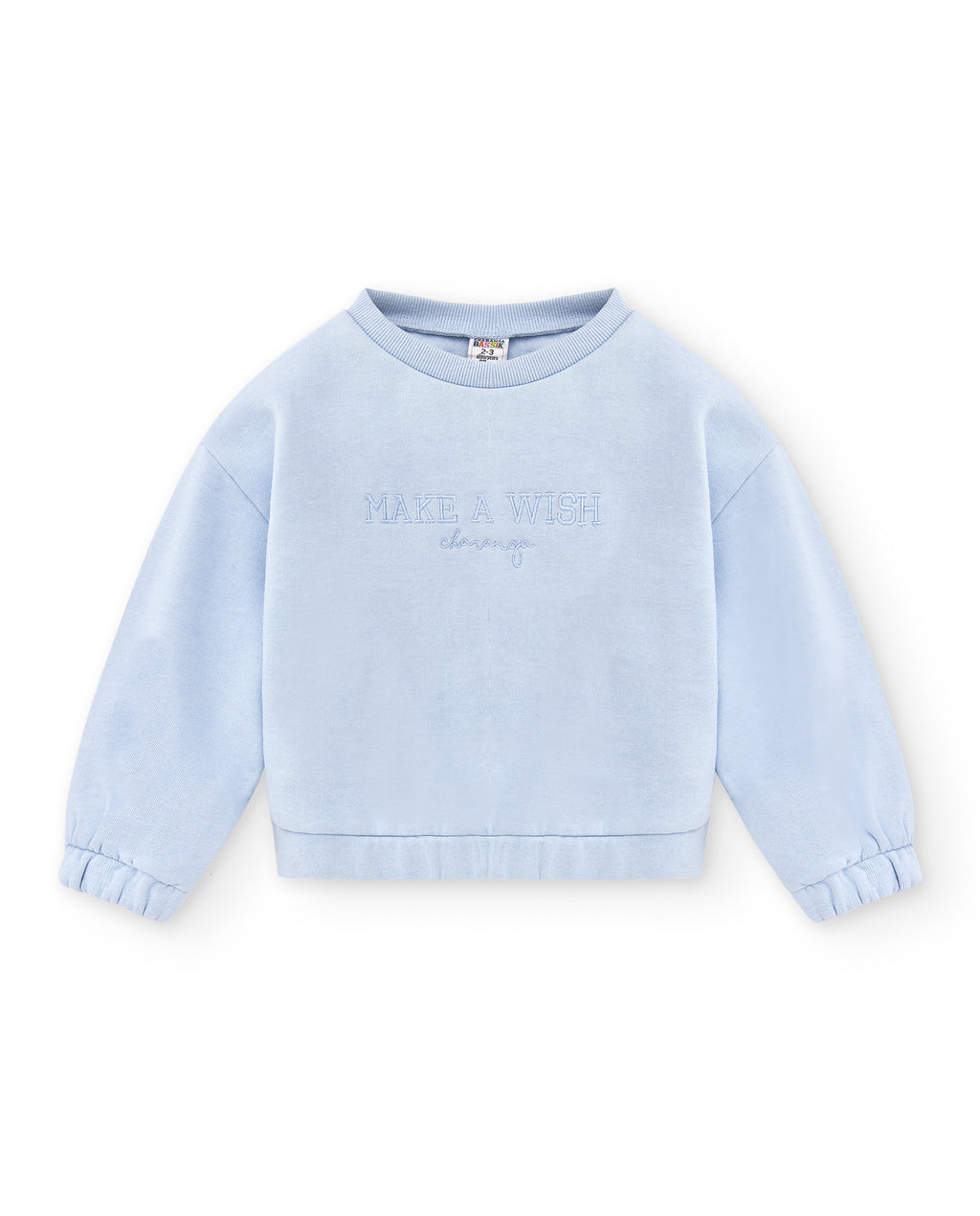 Wish sky blue girl's sweatshirt
