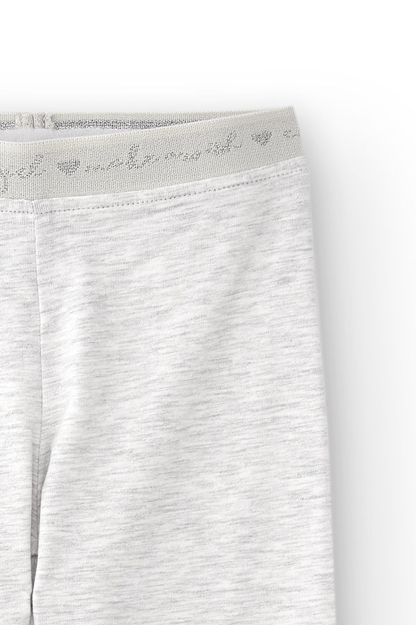 Legging de niña gris | Cintura elástica