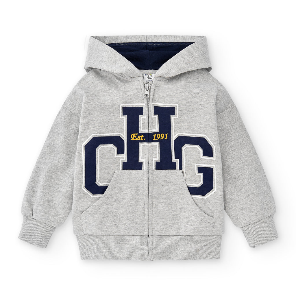Sudadera de niño gris CHG