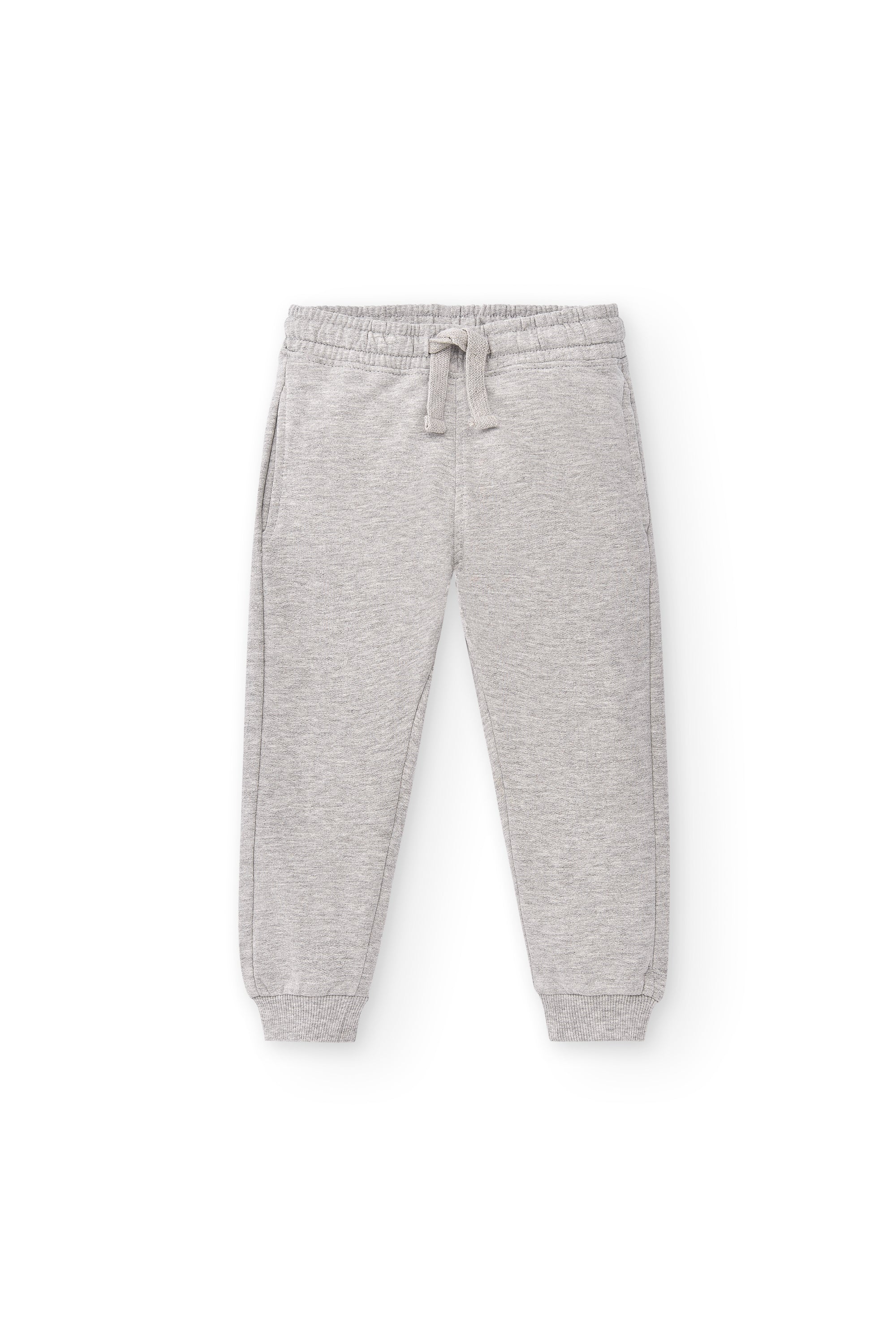 Pantalón jogging gris de niño – vista frontal