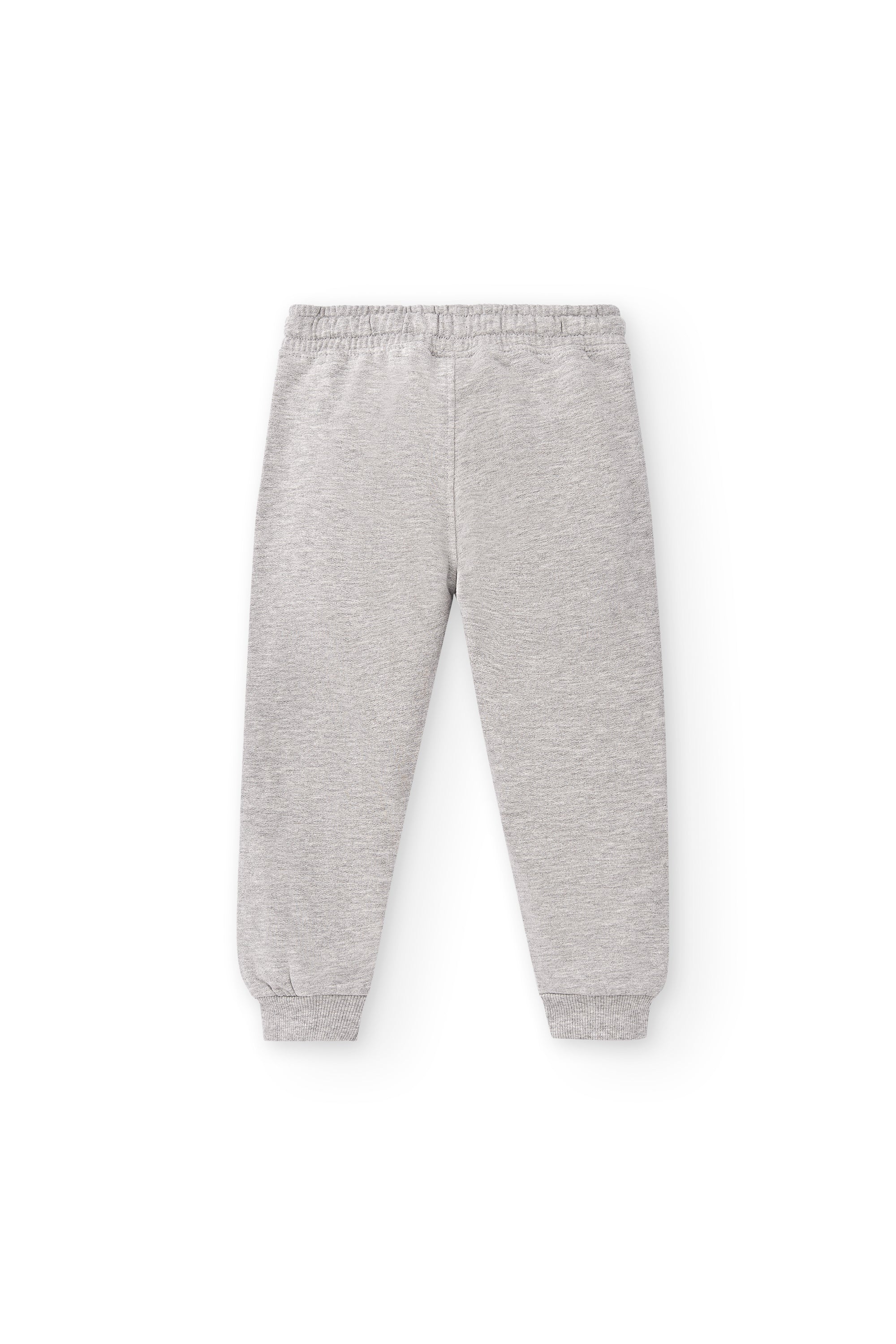 Pantalón jogging gris niño – cintura y acabado