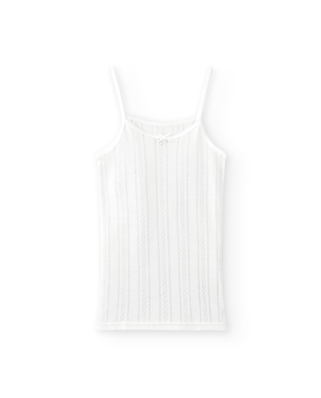 Camiseta interior de niña en algodón orgánico